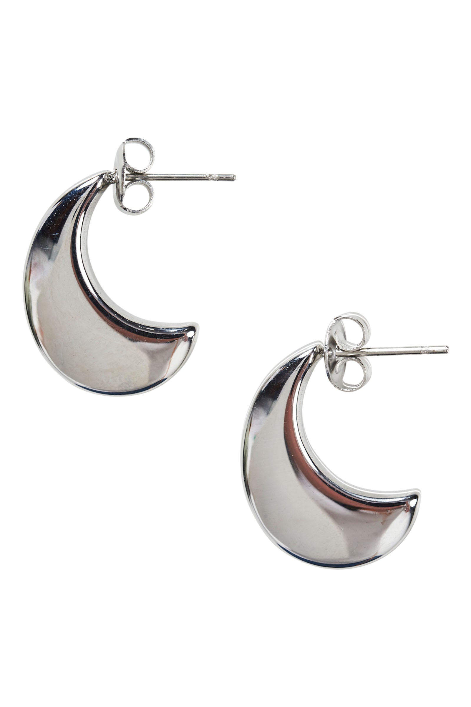 Halcyon Crescent Earring - Silver - eb&ive Earring