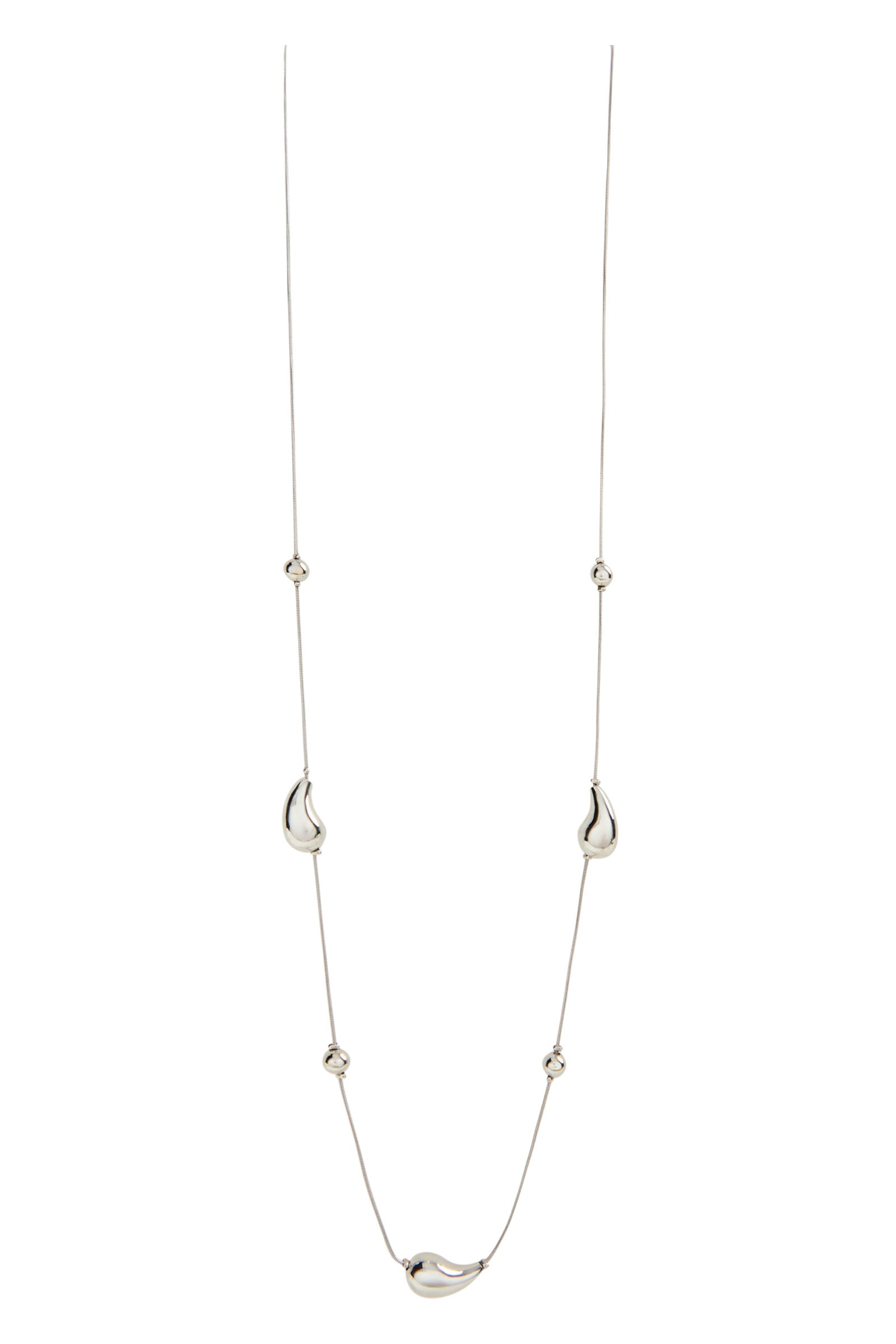 Halcyon Long Necklace - Silver - eb&ive Necklace