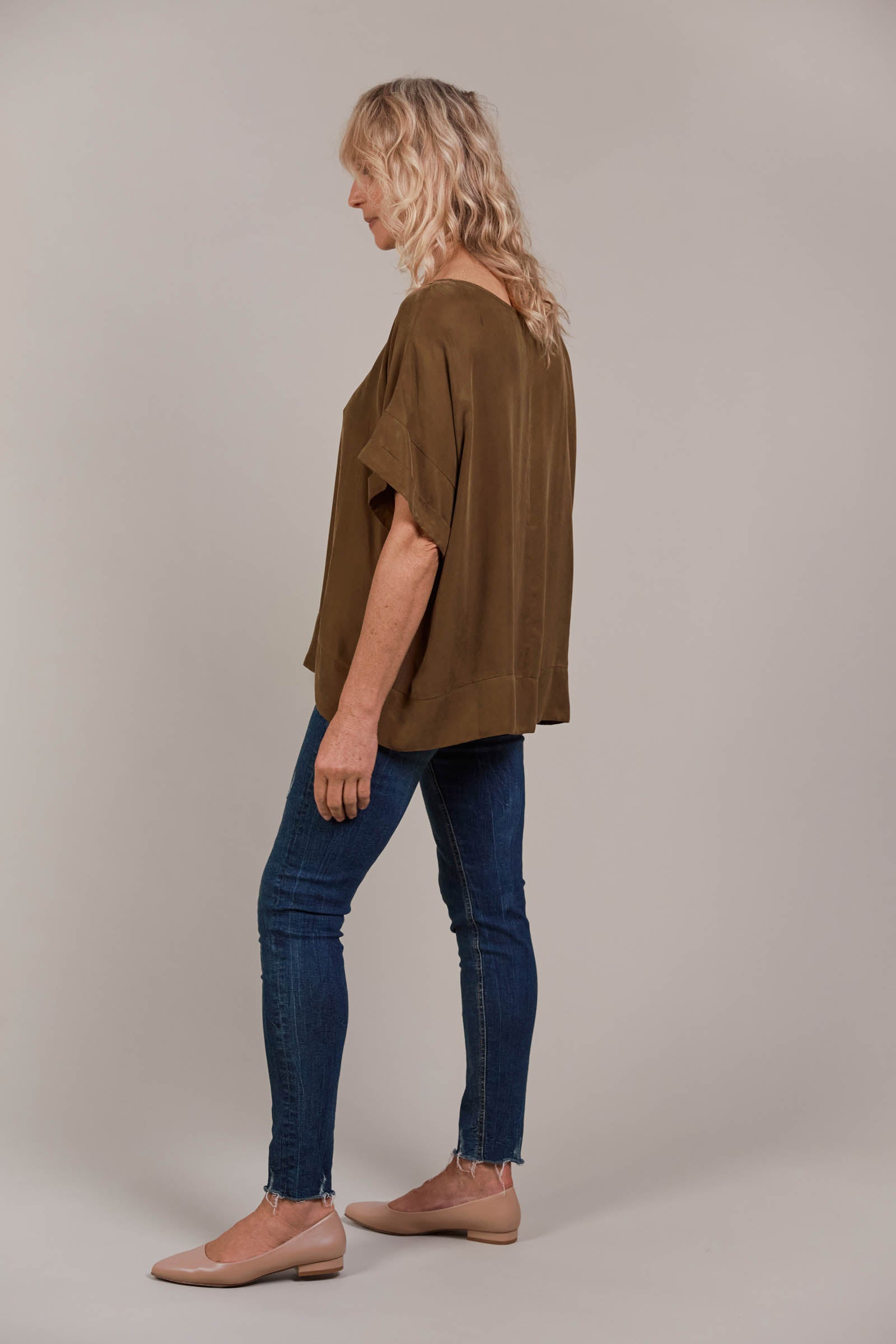 Eden Relaxed Top - Tobacco