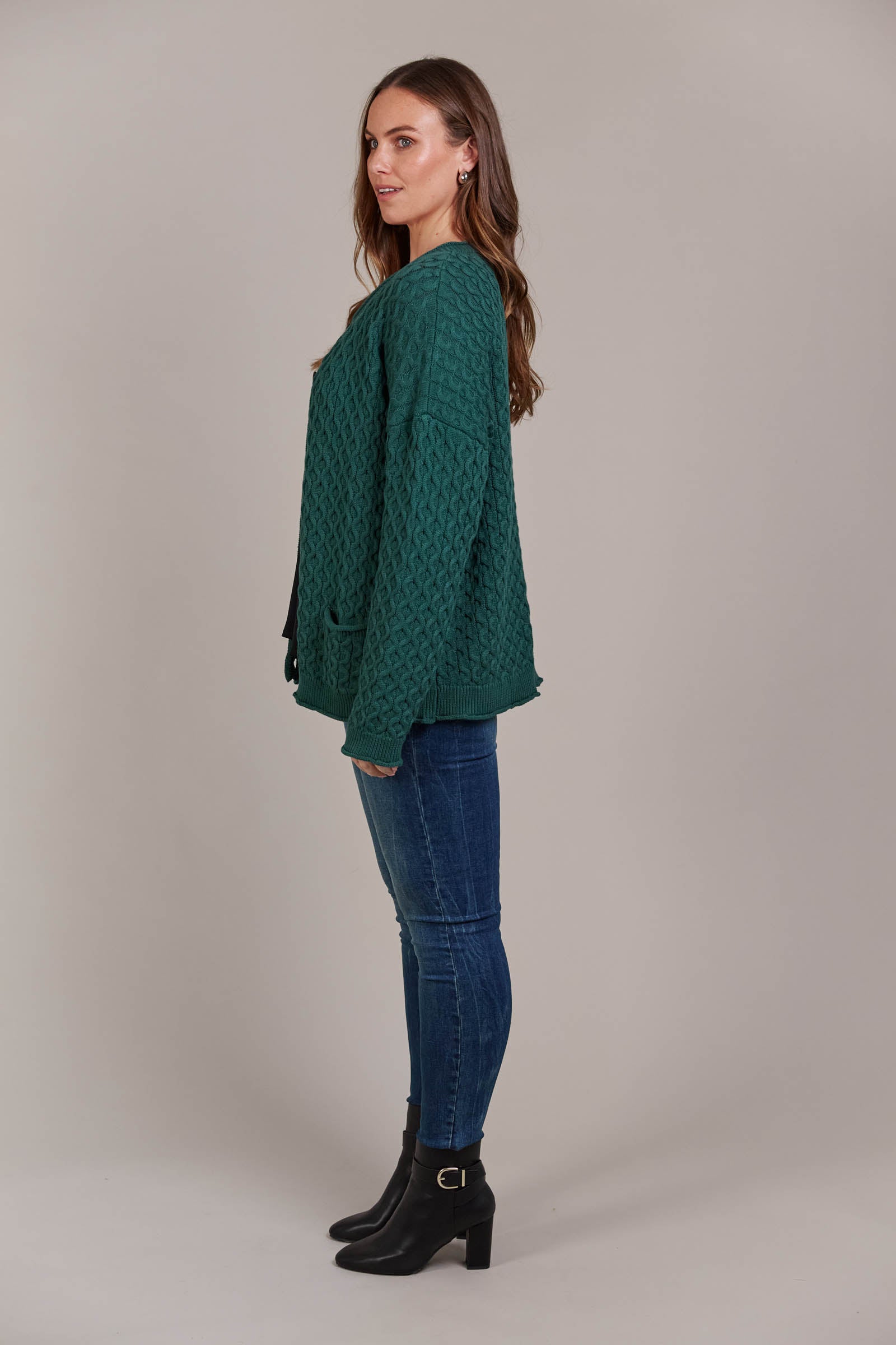 Naviva Cardigan - Peacock