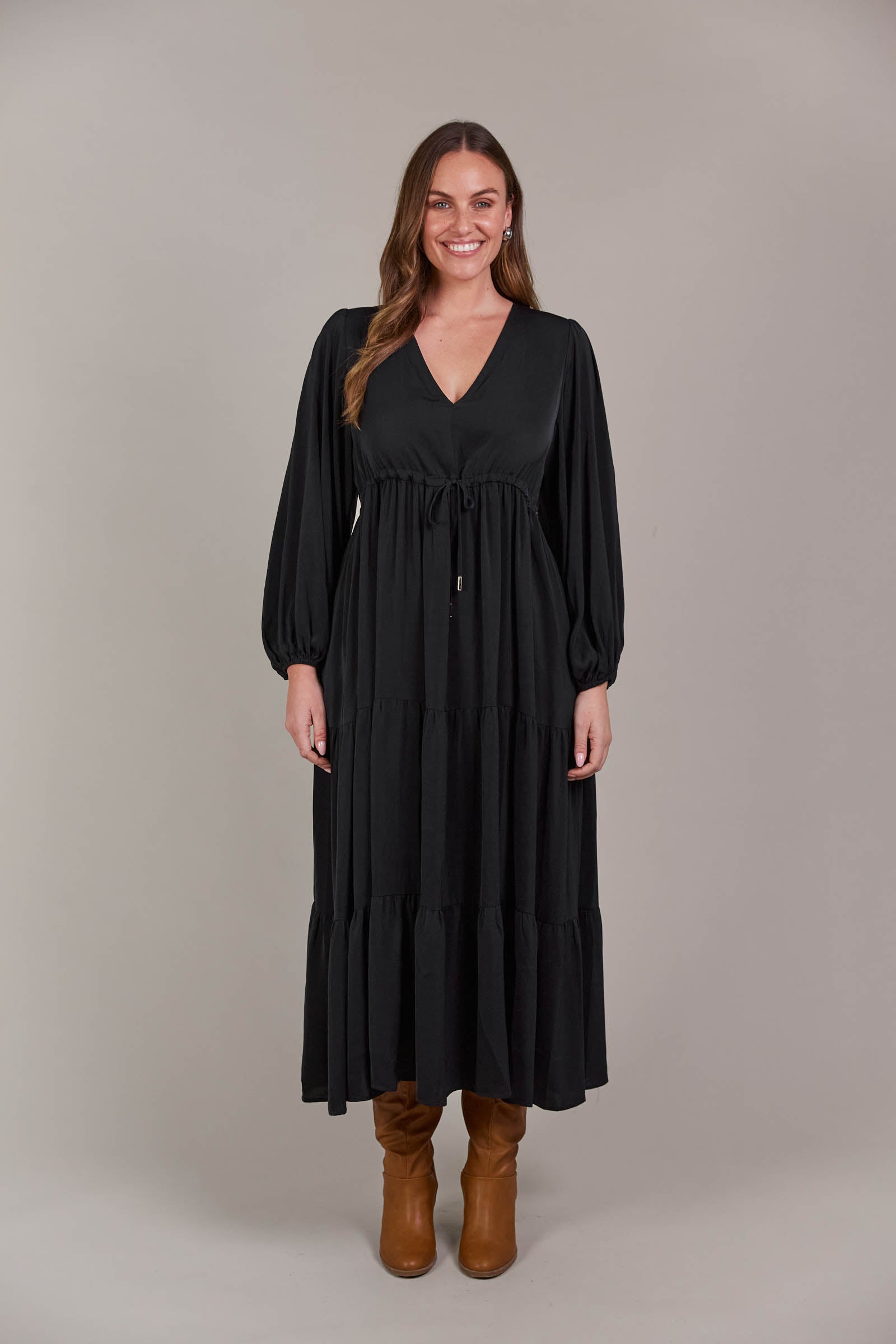 Elsie Maxi Dress - Black