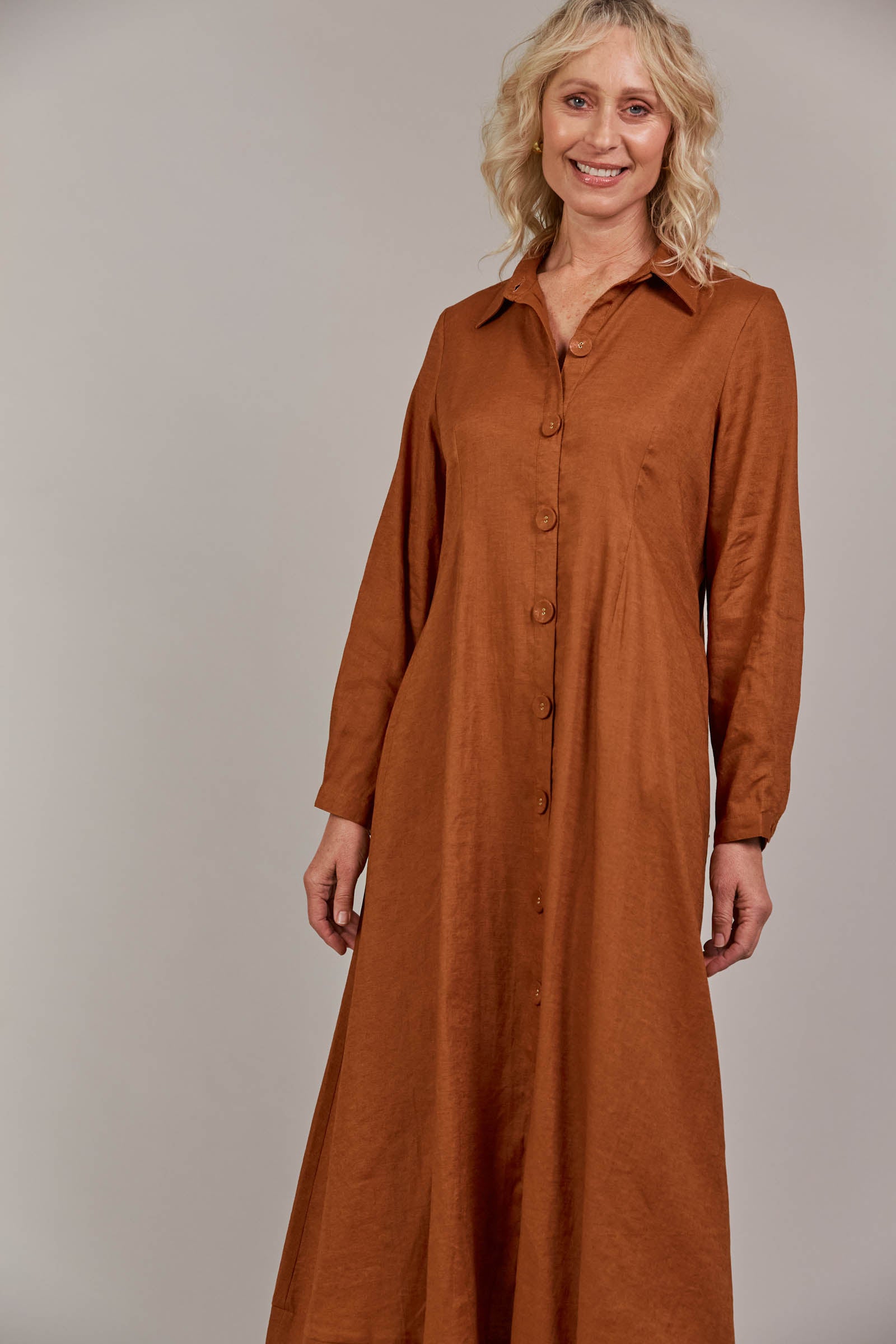 Laax Shirt Dress - Hazel