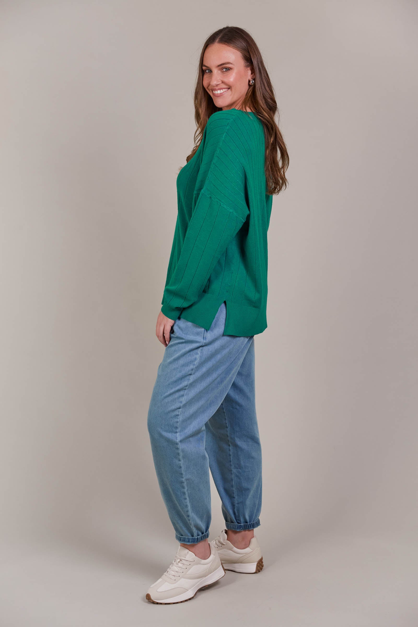 Palmer Relaxed Knit - Teal