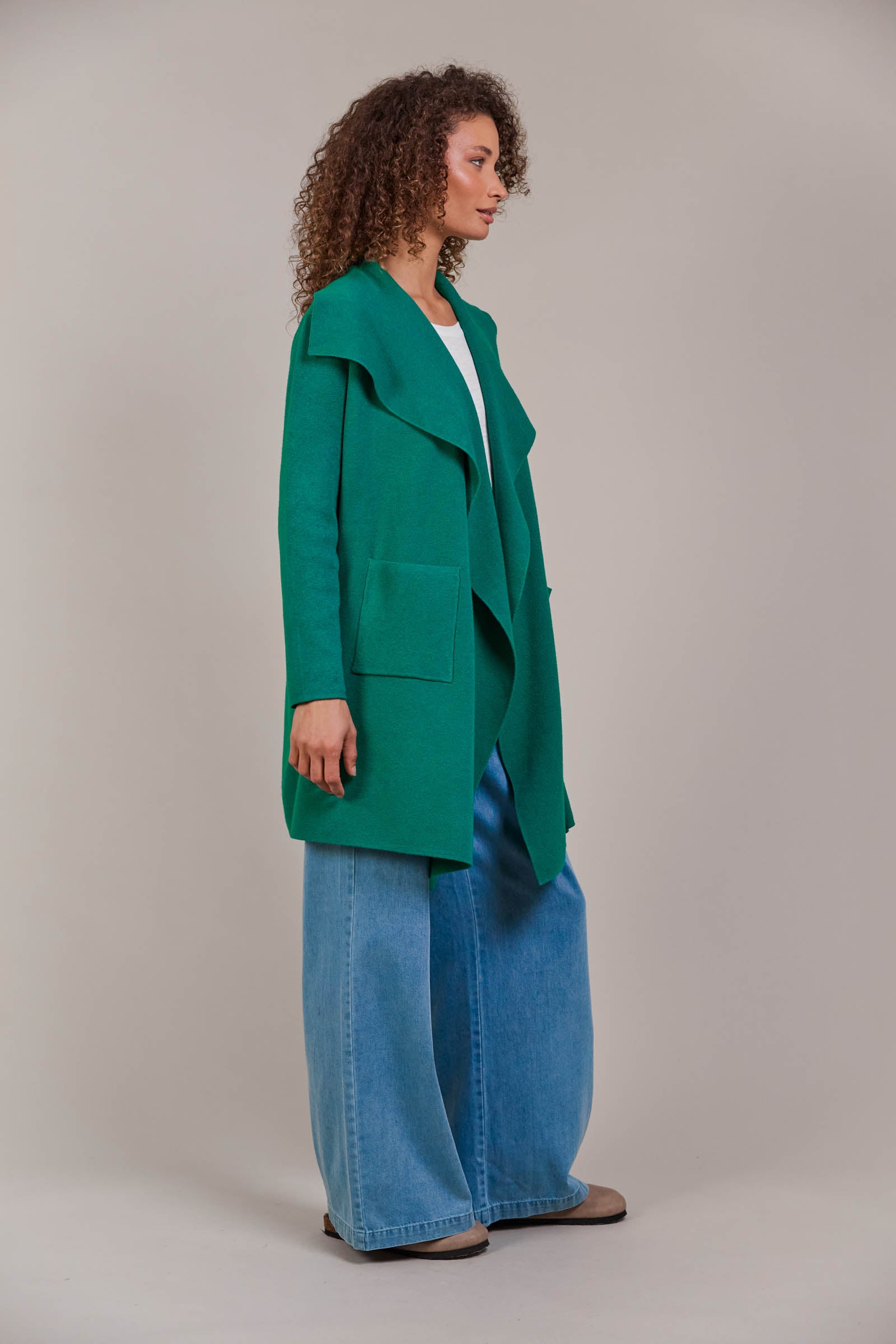 Palmer Relaxed Cardigan - Teal