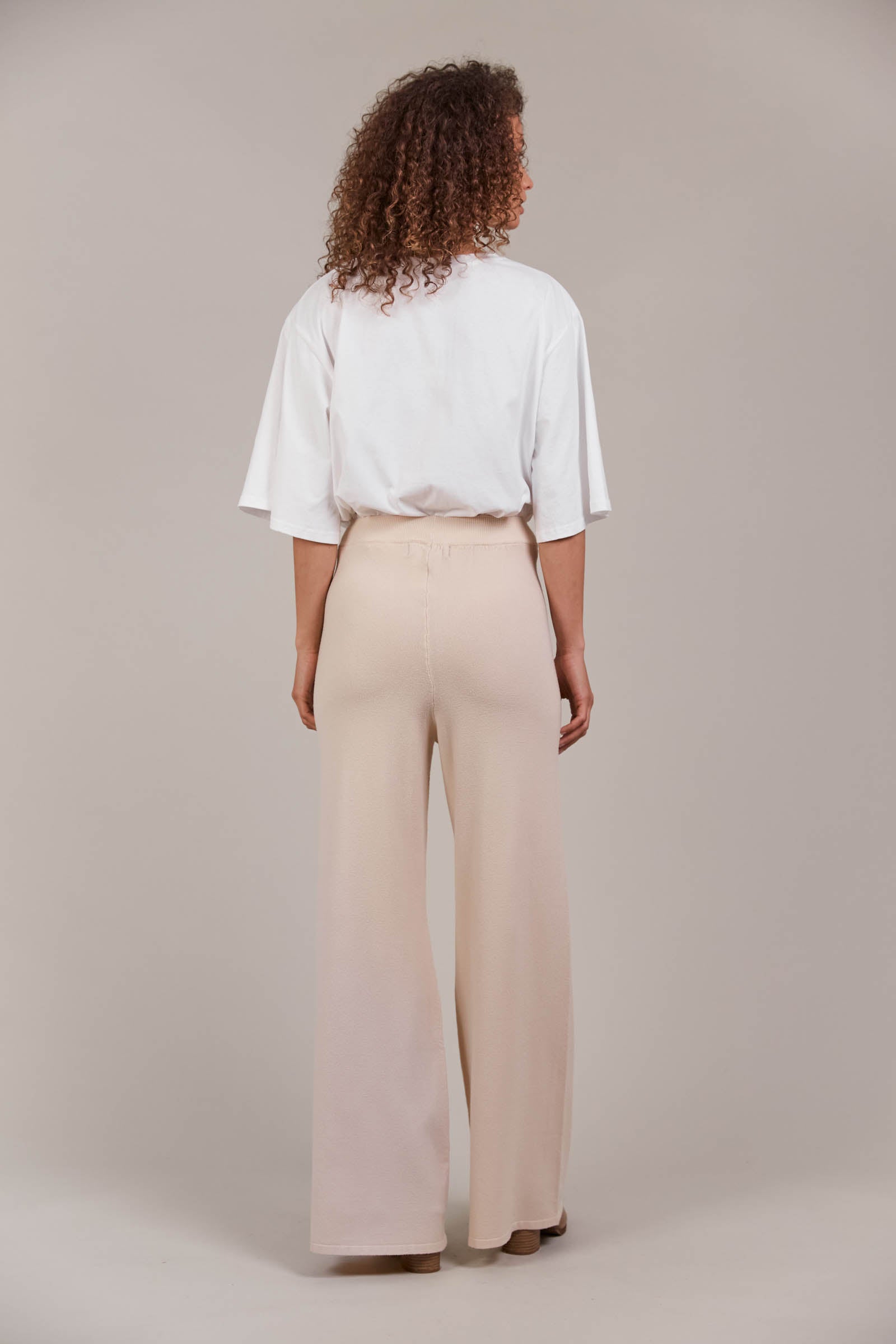 Palmer Knit Pant - Ecru