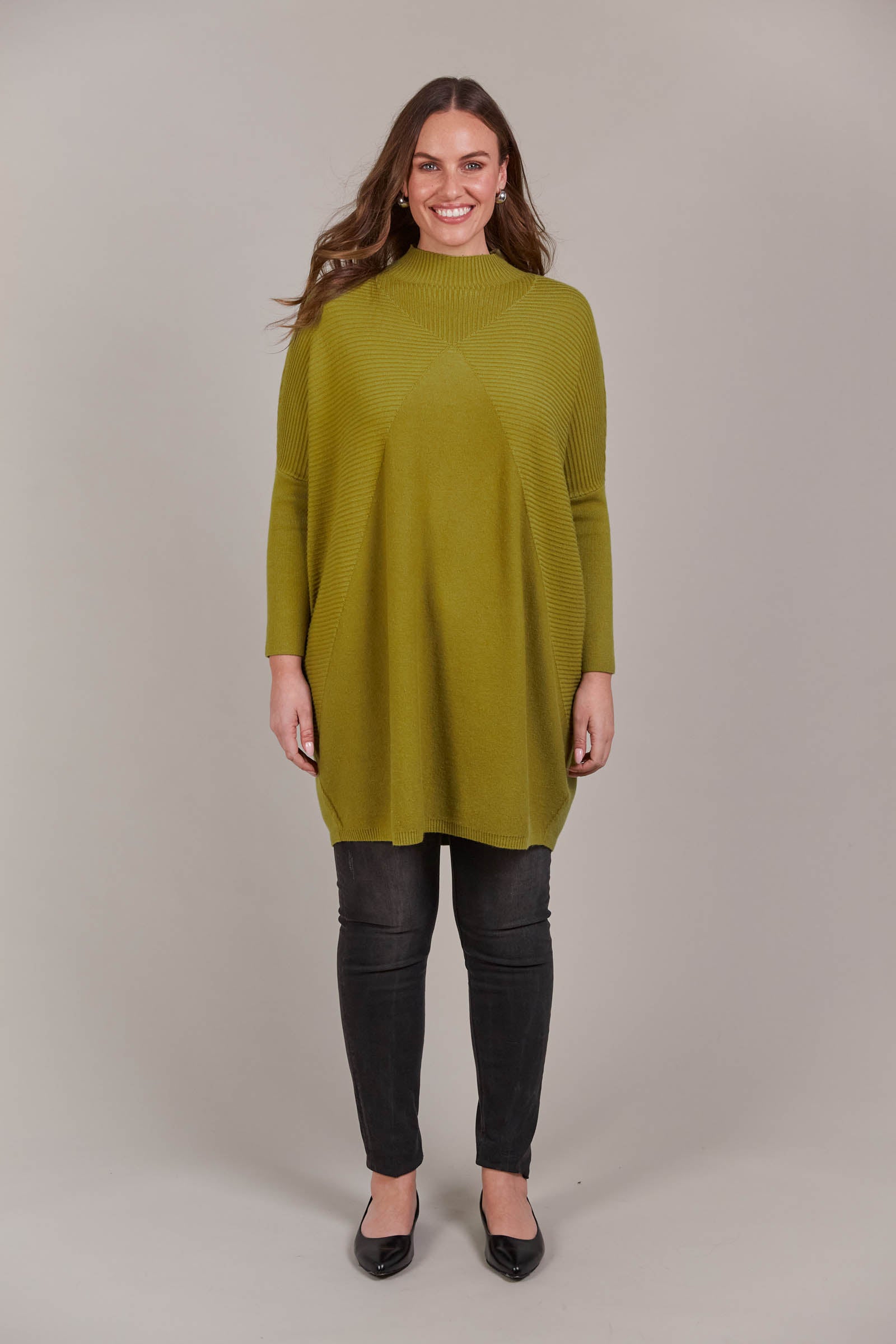 Palmer Oversize Knit - Chartreuse