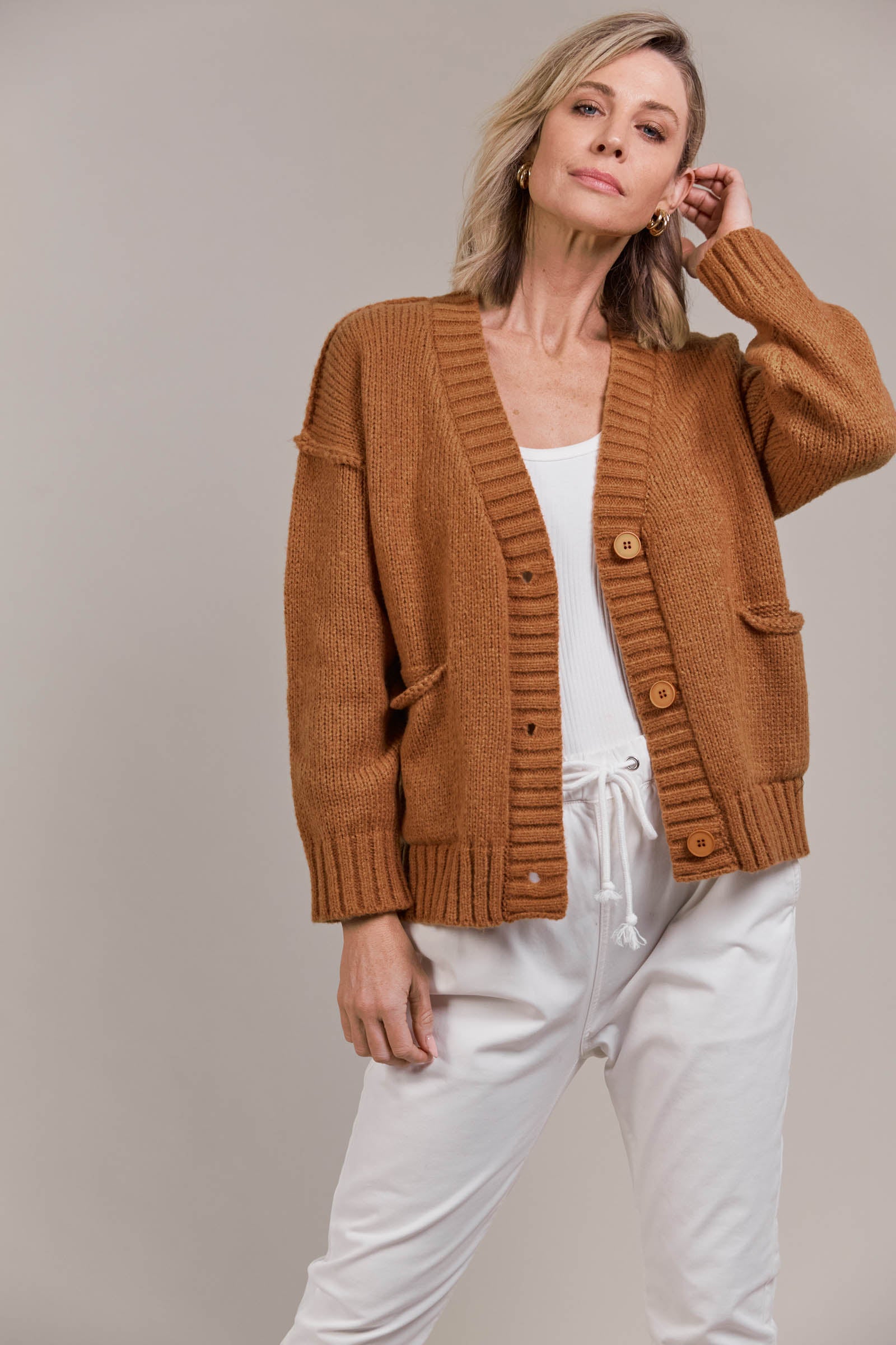 Katana Cardigan - Hazel