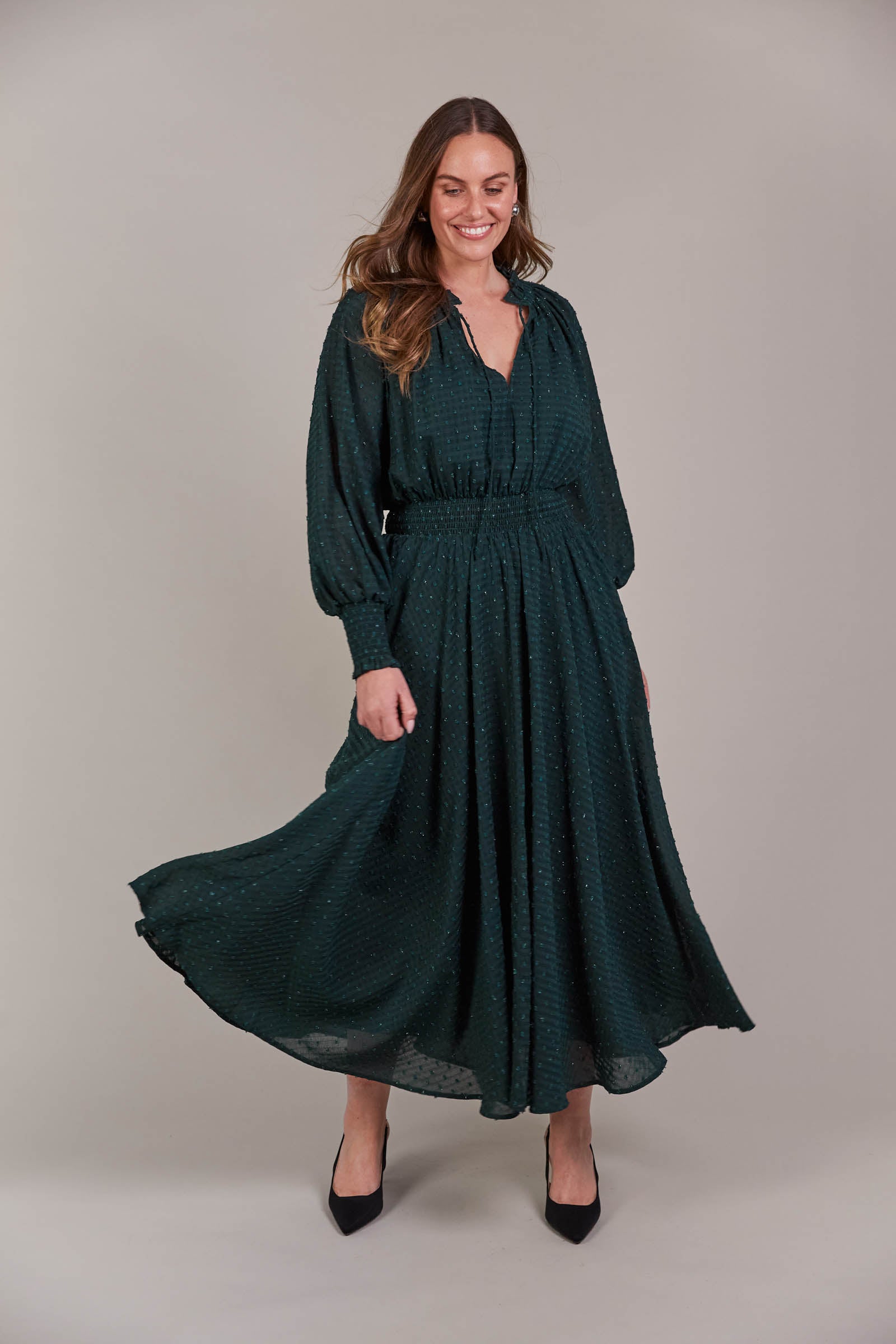 Ayana Maxi Dress - Peacock