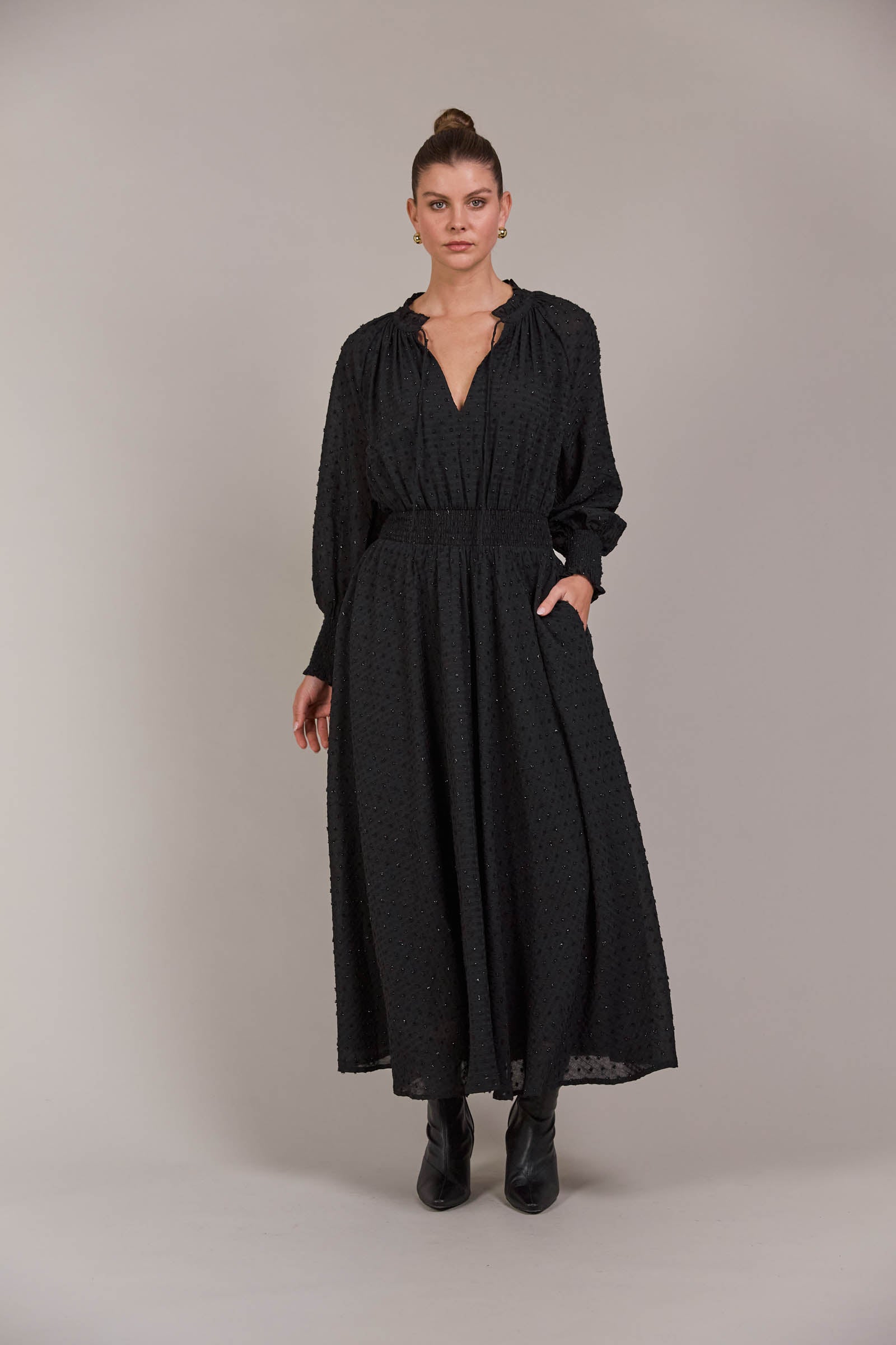 Ayana Maxi Dress - Black