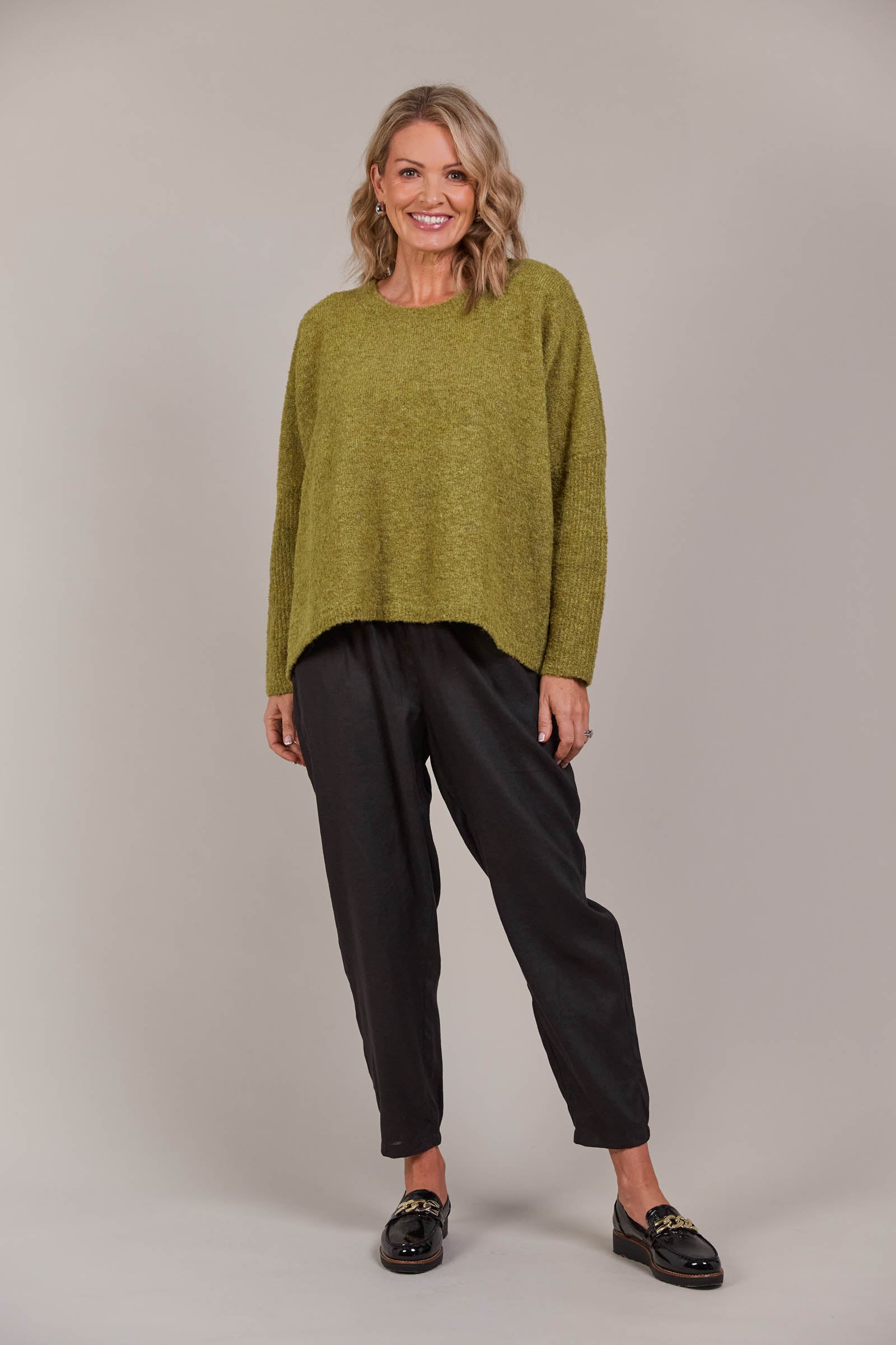 Folie Relaxed Knit - Chartreuse