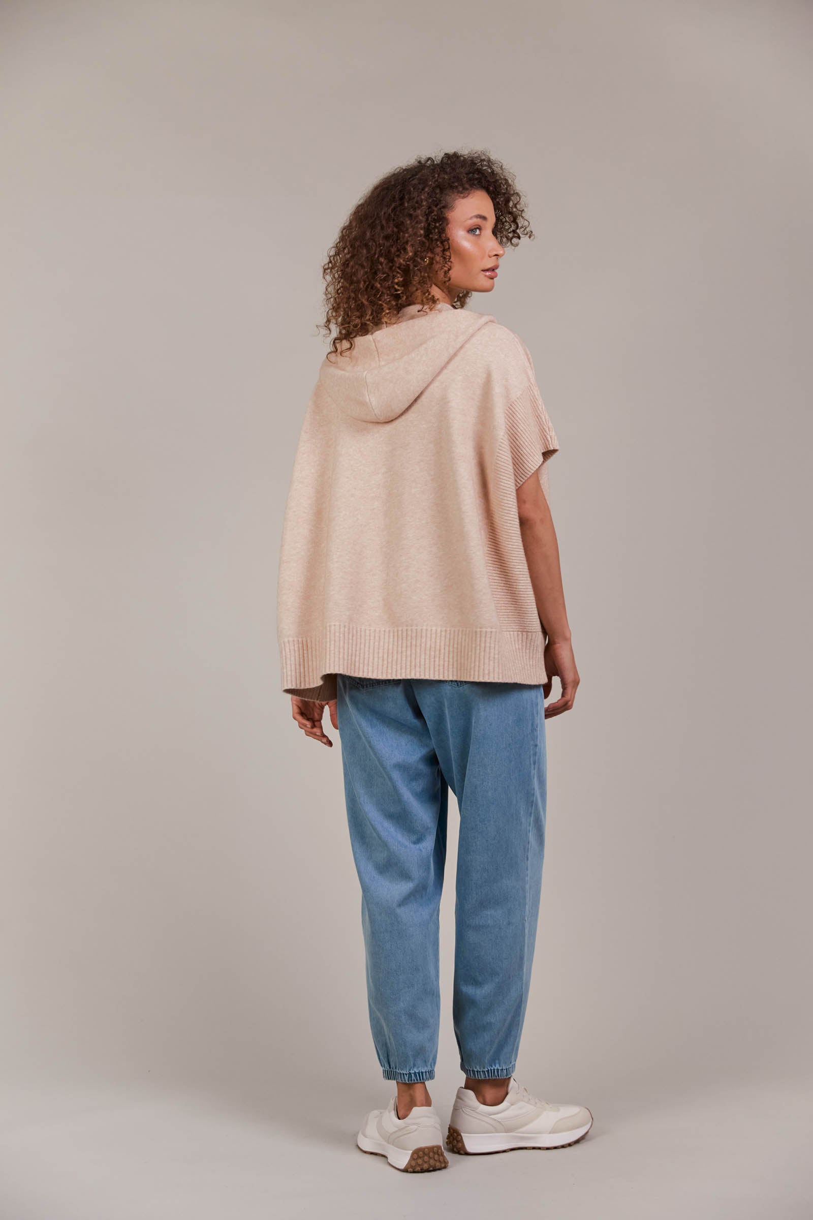 Estel Hood Knit - Oat