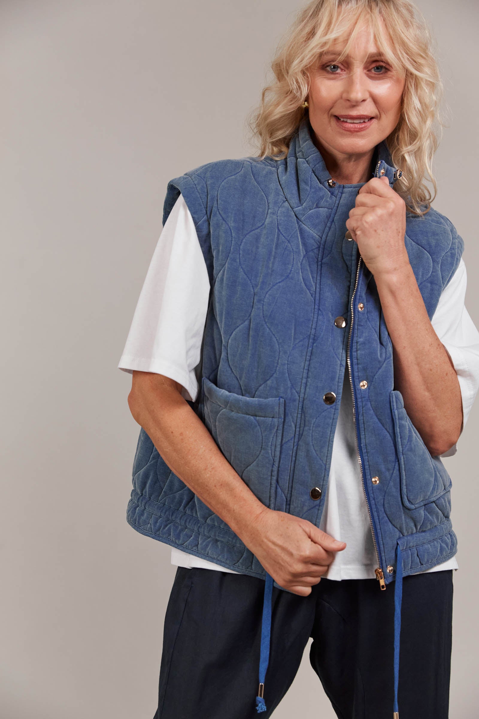 Pepi Vest - Denim