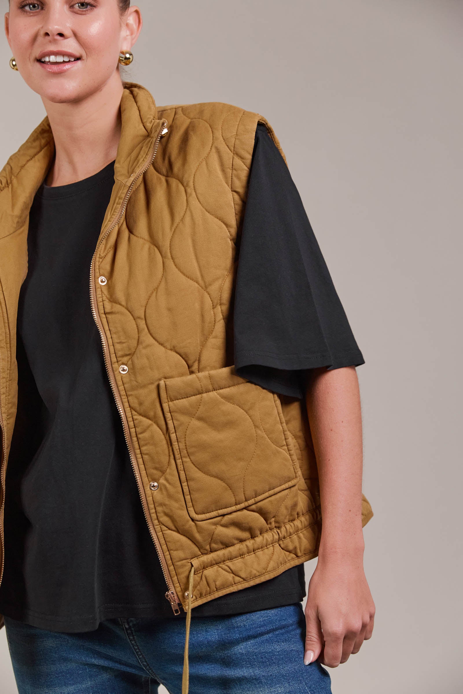 Pepi Vest - Tobacco