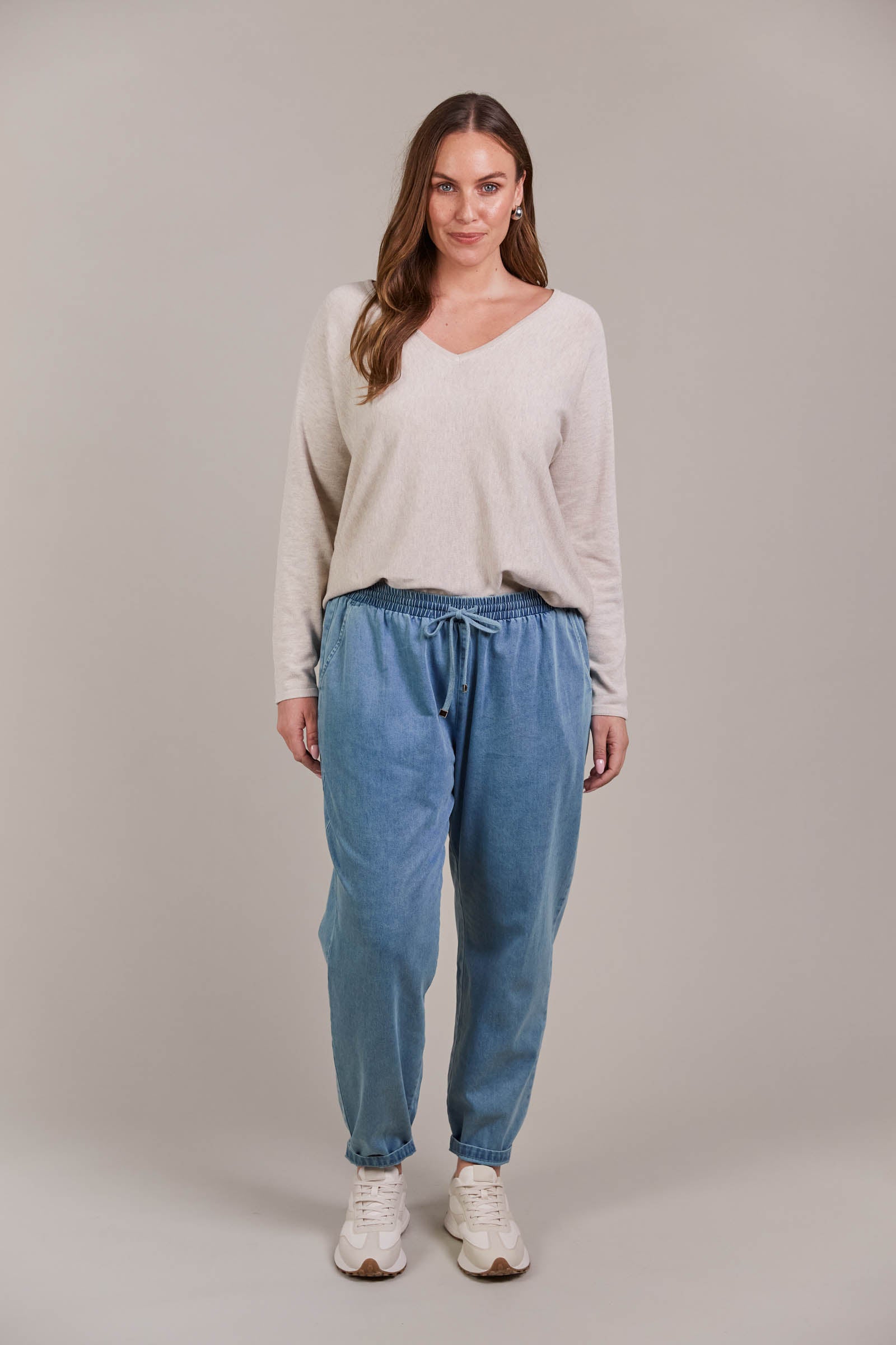 Pepi Relaxed Denim Pant - Denim