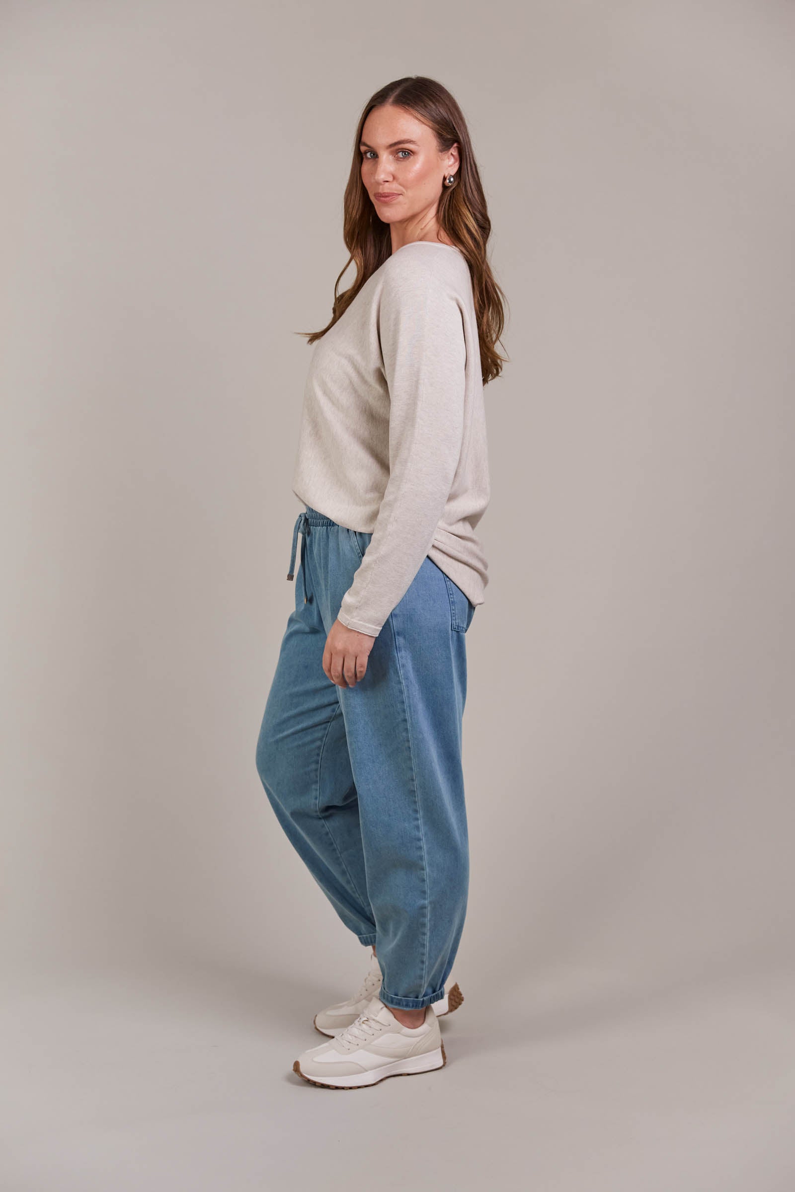 Pepi Relaxed Denim Pant - Denim