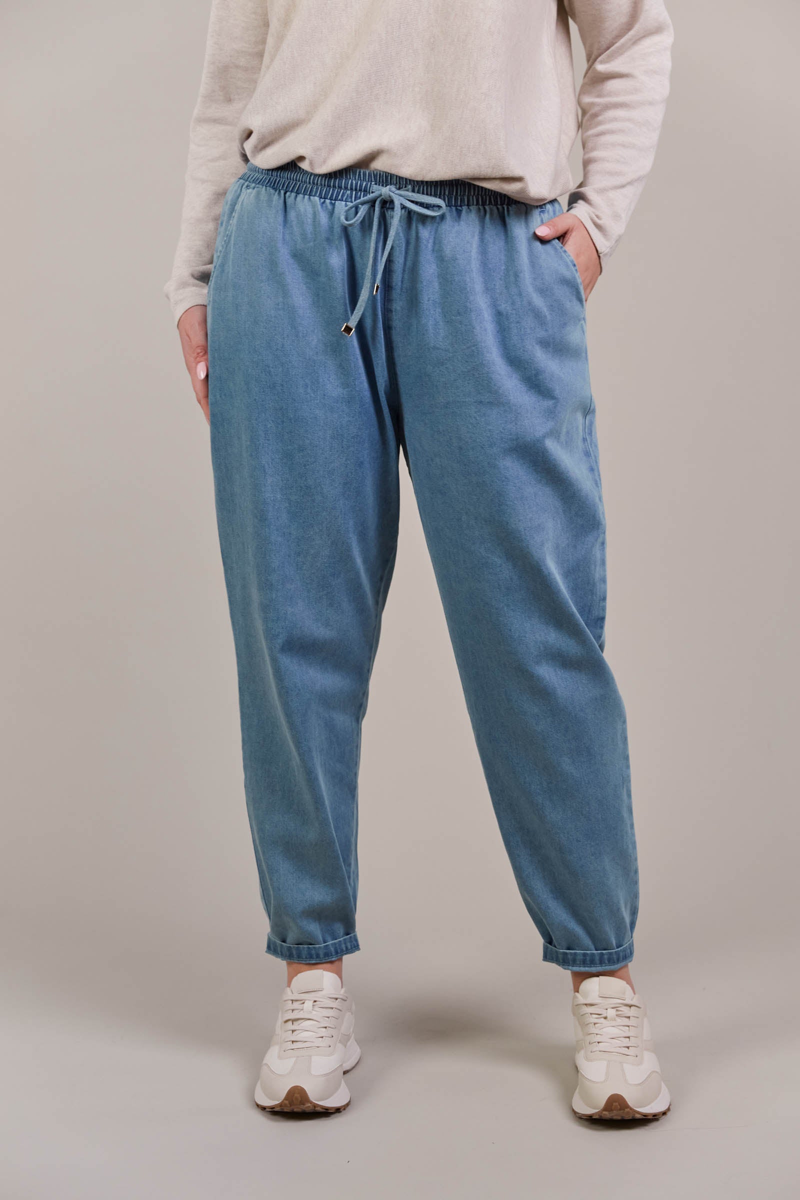 Pepi Relaxed Denim Pant - Denim