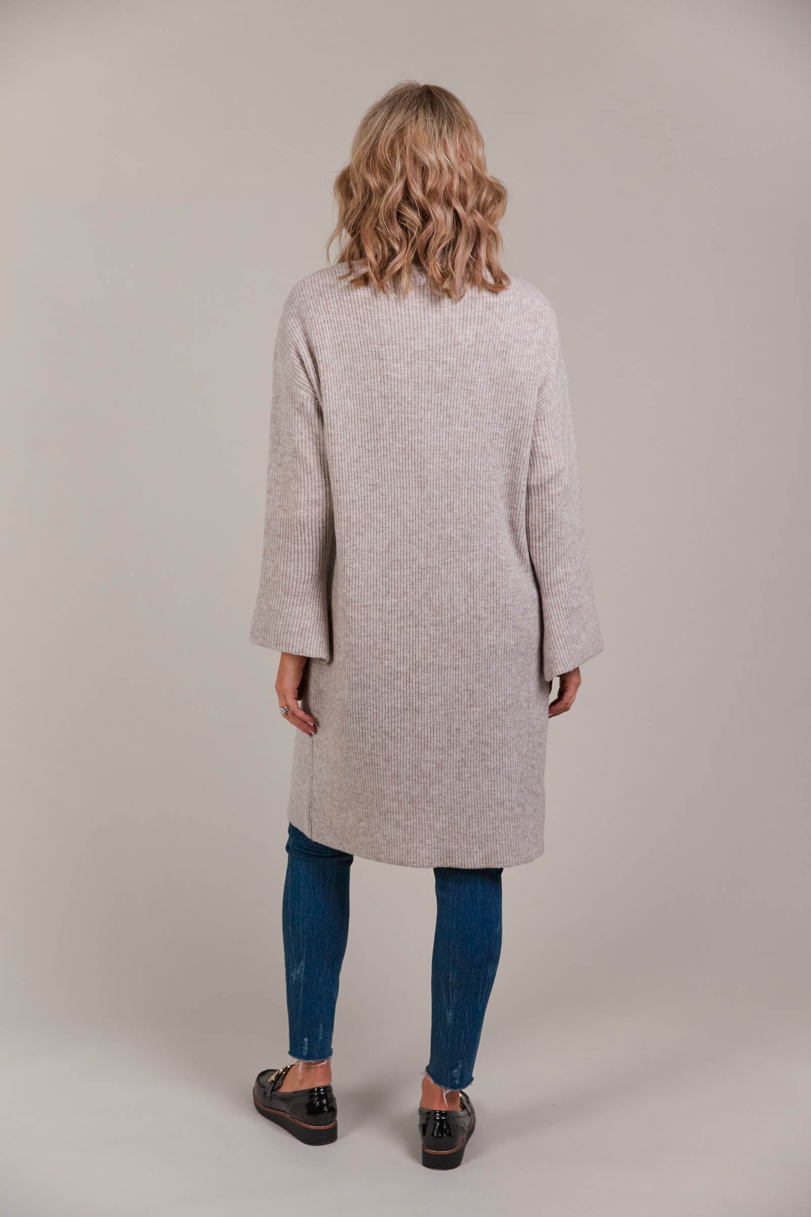 Merano Oversize Cardigan - Flax