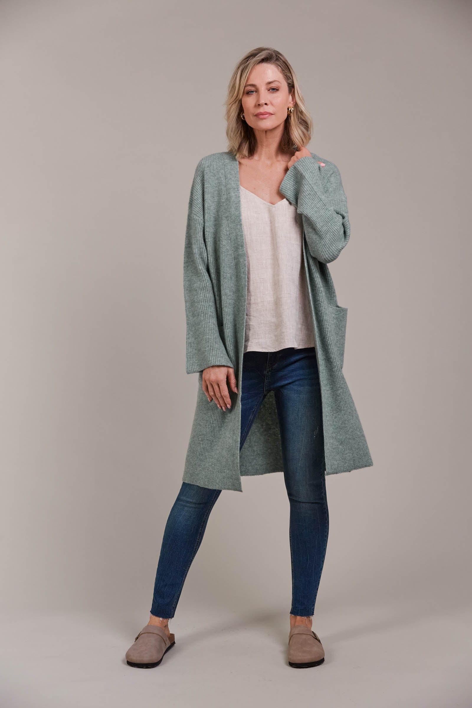 Merano Oversize Cardigan - Jasper