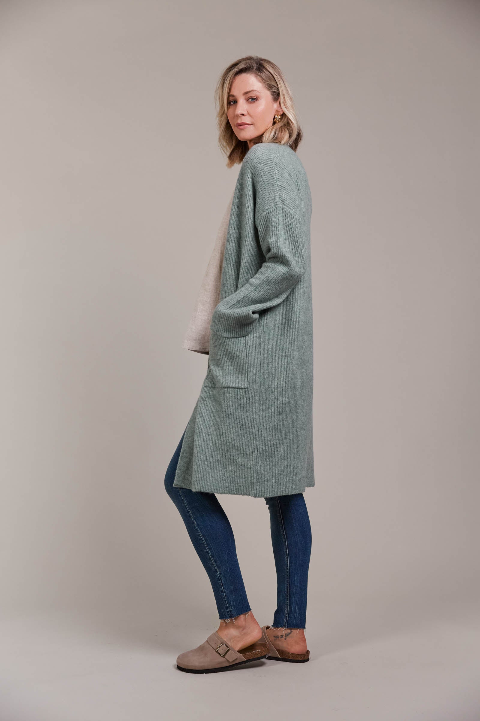 Merano Oversize Cardigan - Jasper