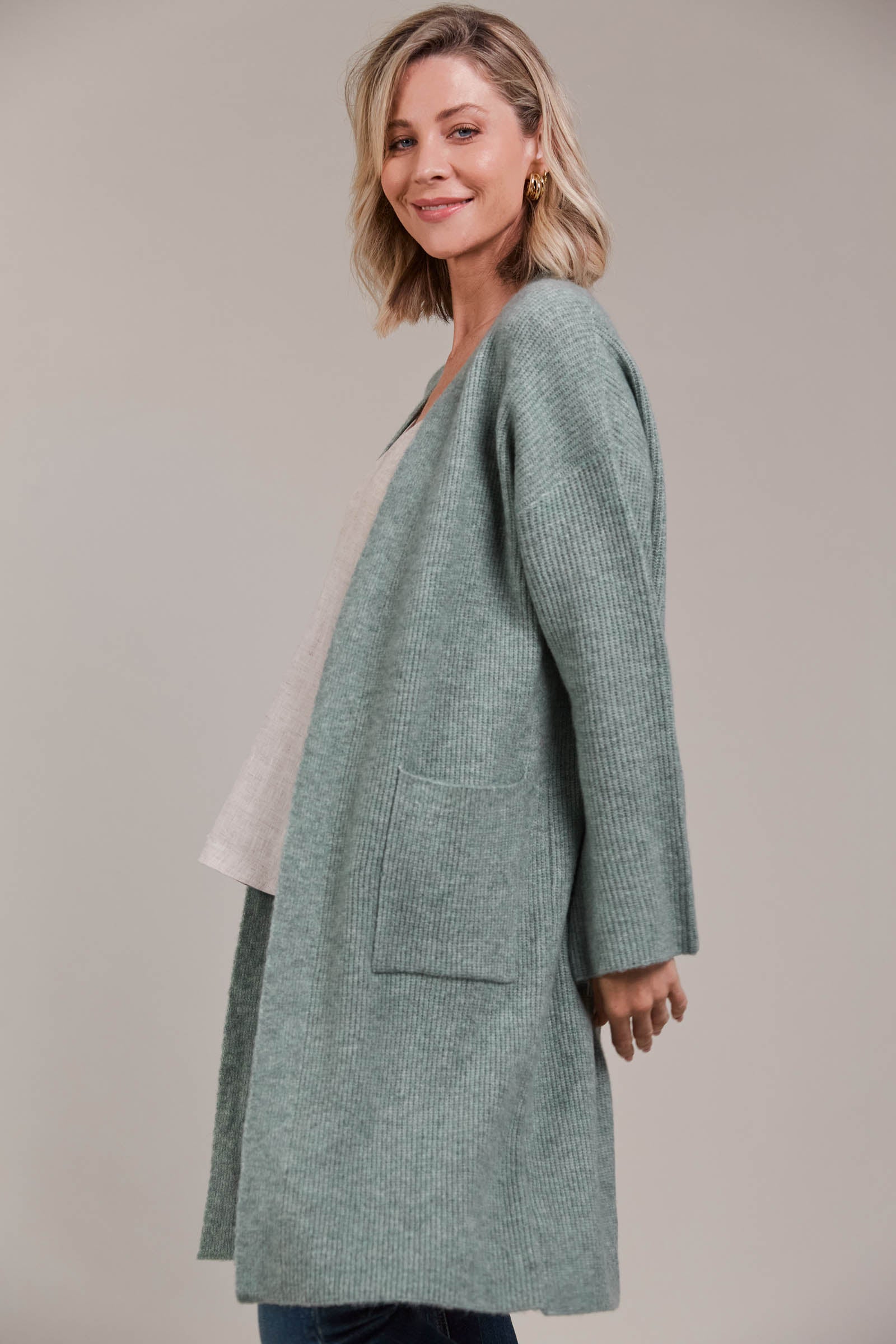 Merano Oversize Cardigan - Jasper