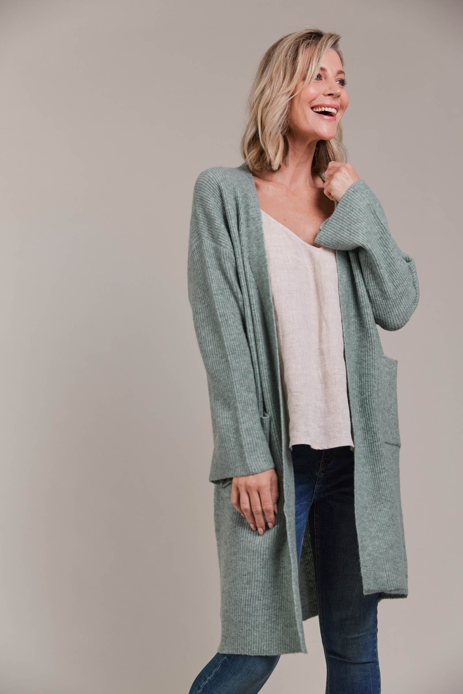 Merano Oversize Cardigan - Jasper