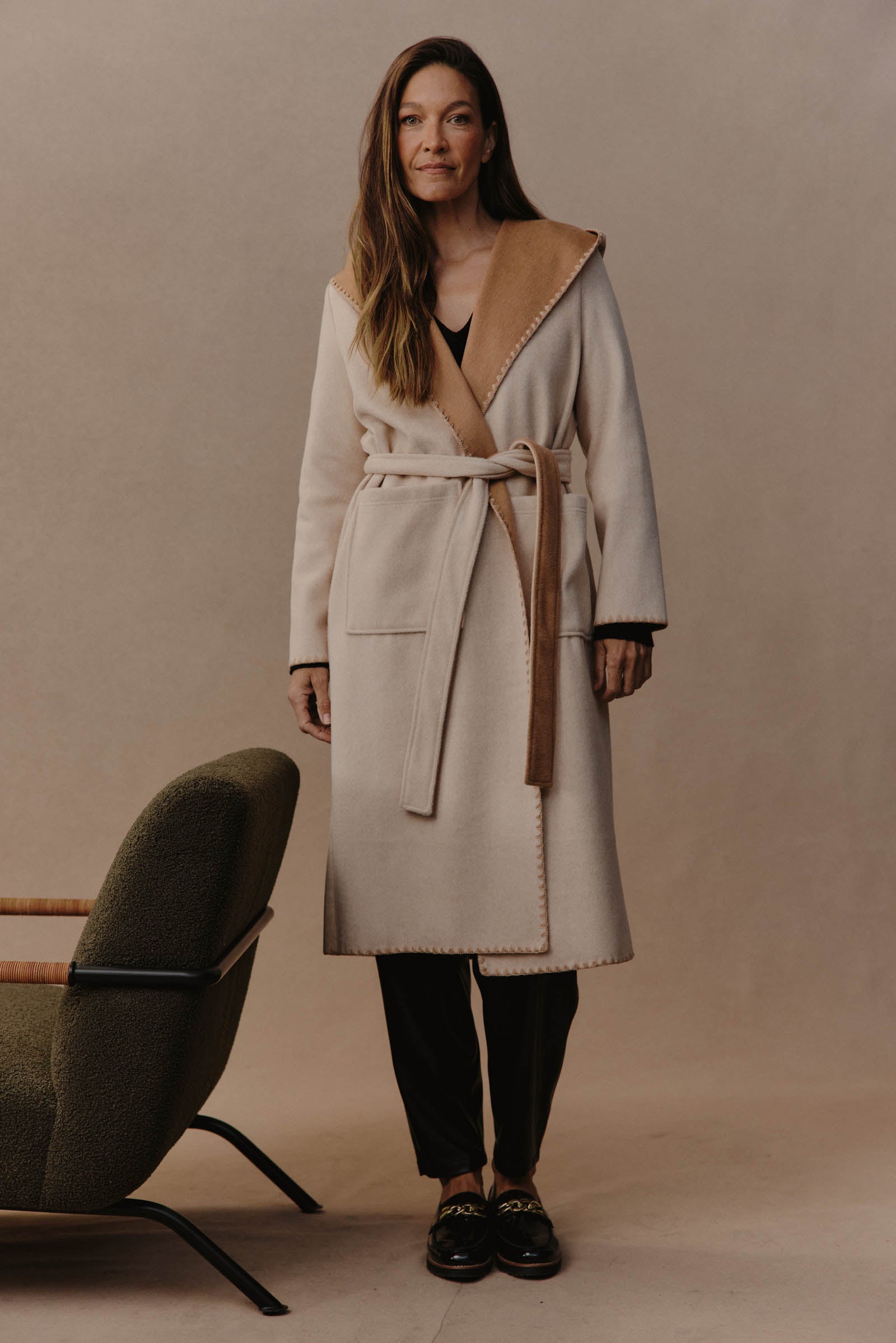 Manta Coat - Hazel