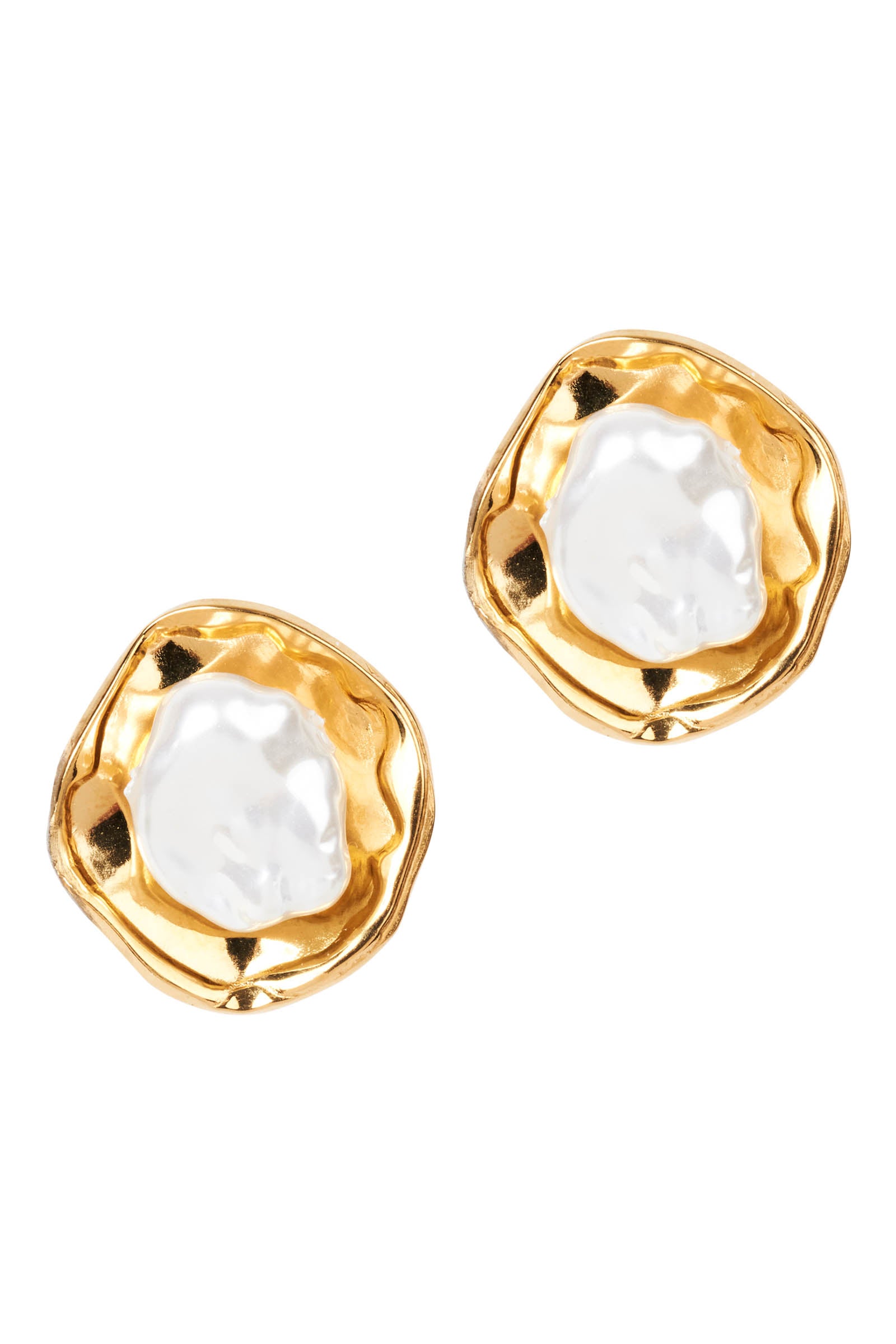 Ivy Pearl Earring - Round