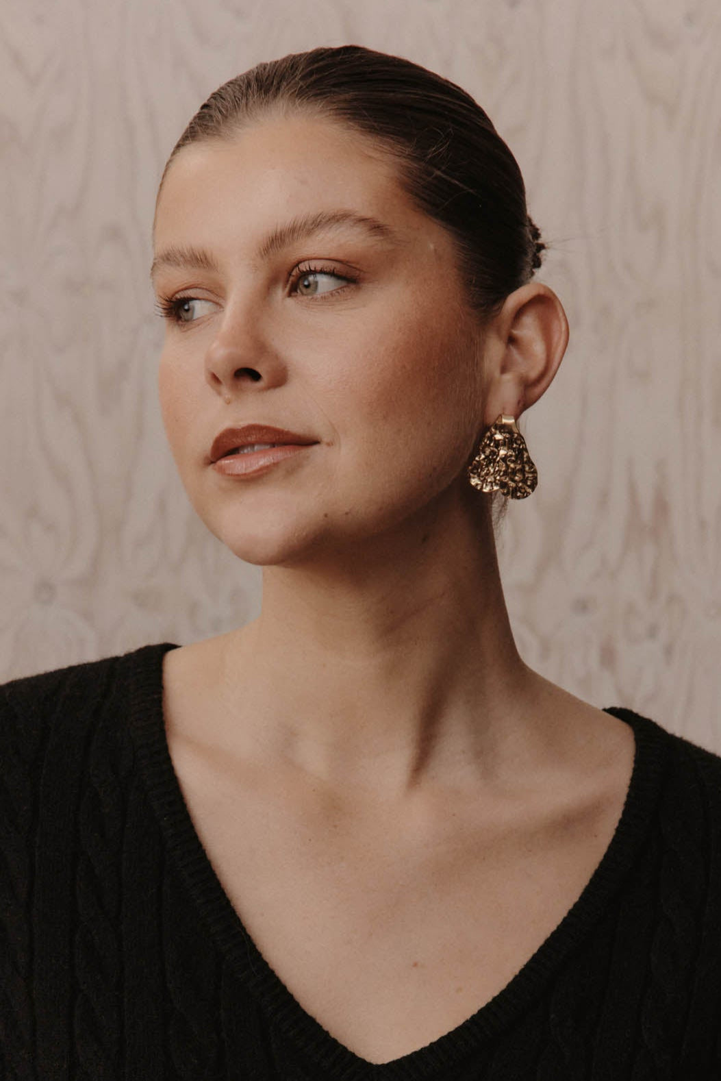 Laax Metal Earring - Pressed