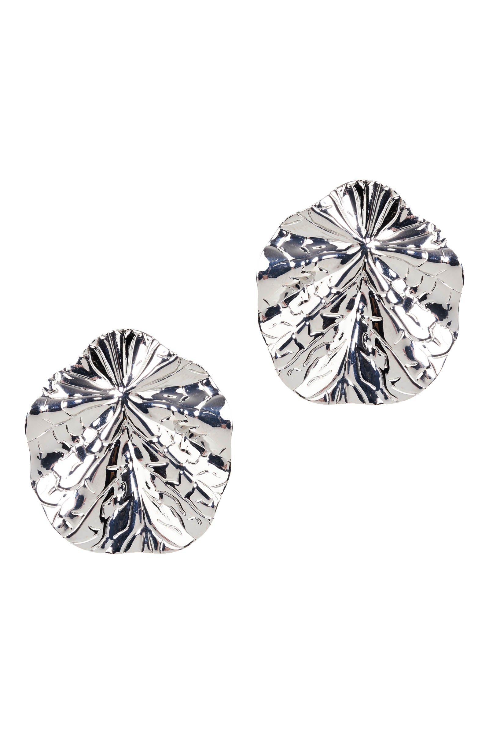 Aman Fan Earring - Silver