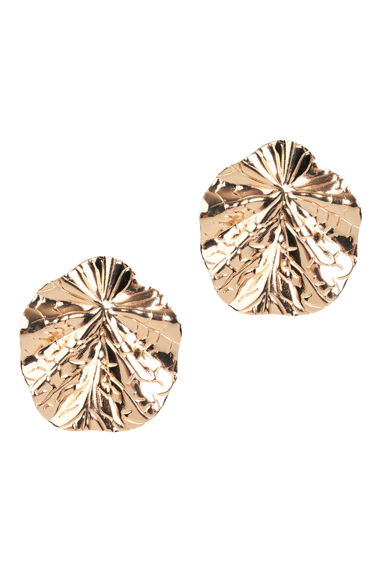 Aman Fan Earring - Gold