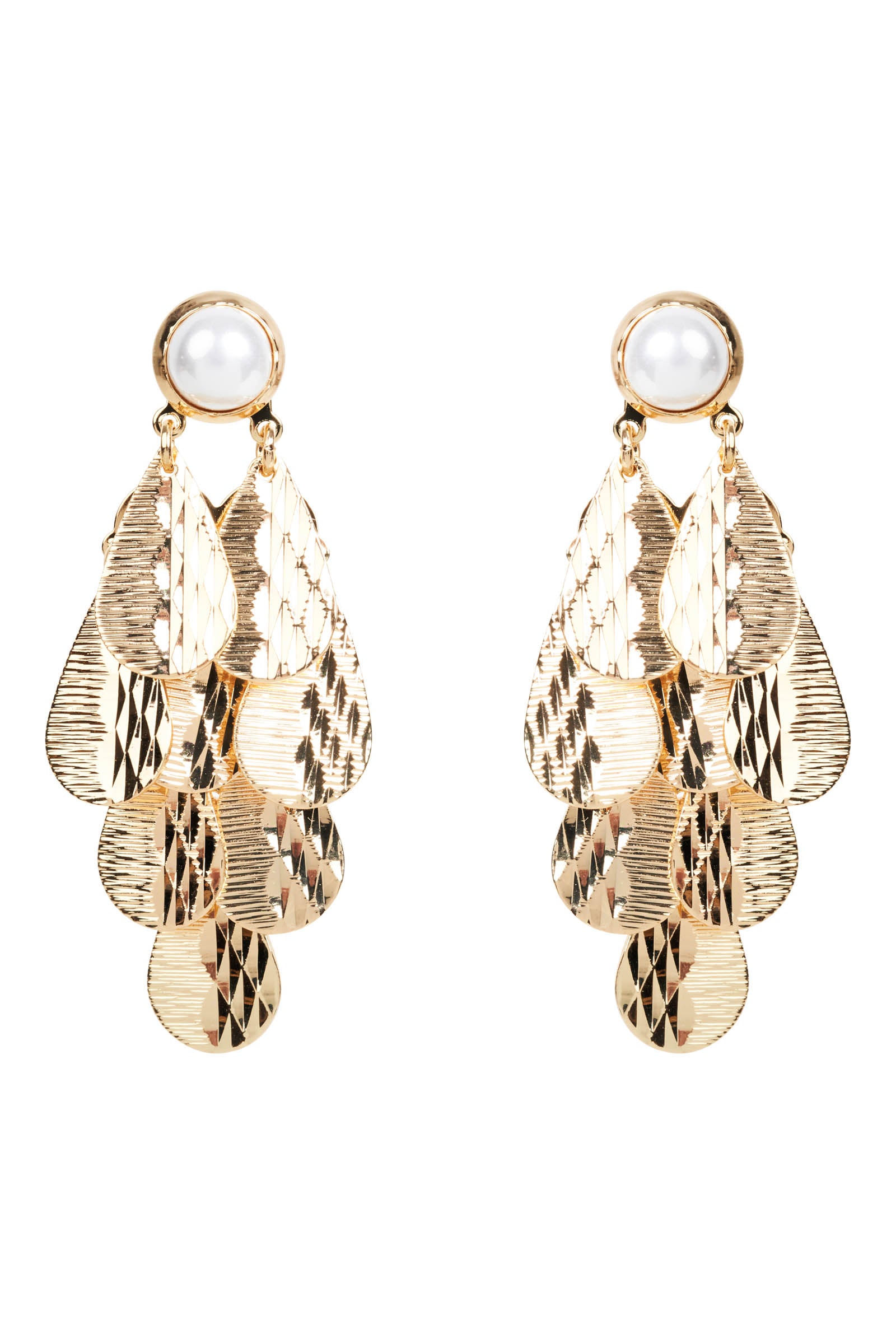 Aman Drop Earring - Gold