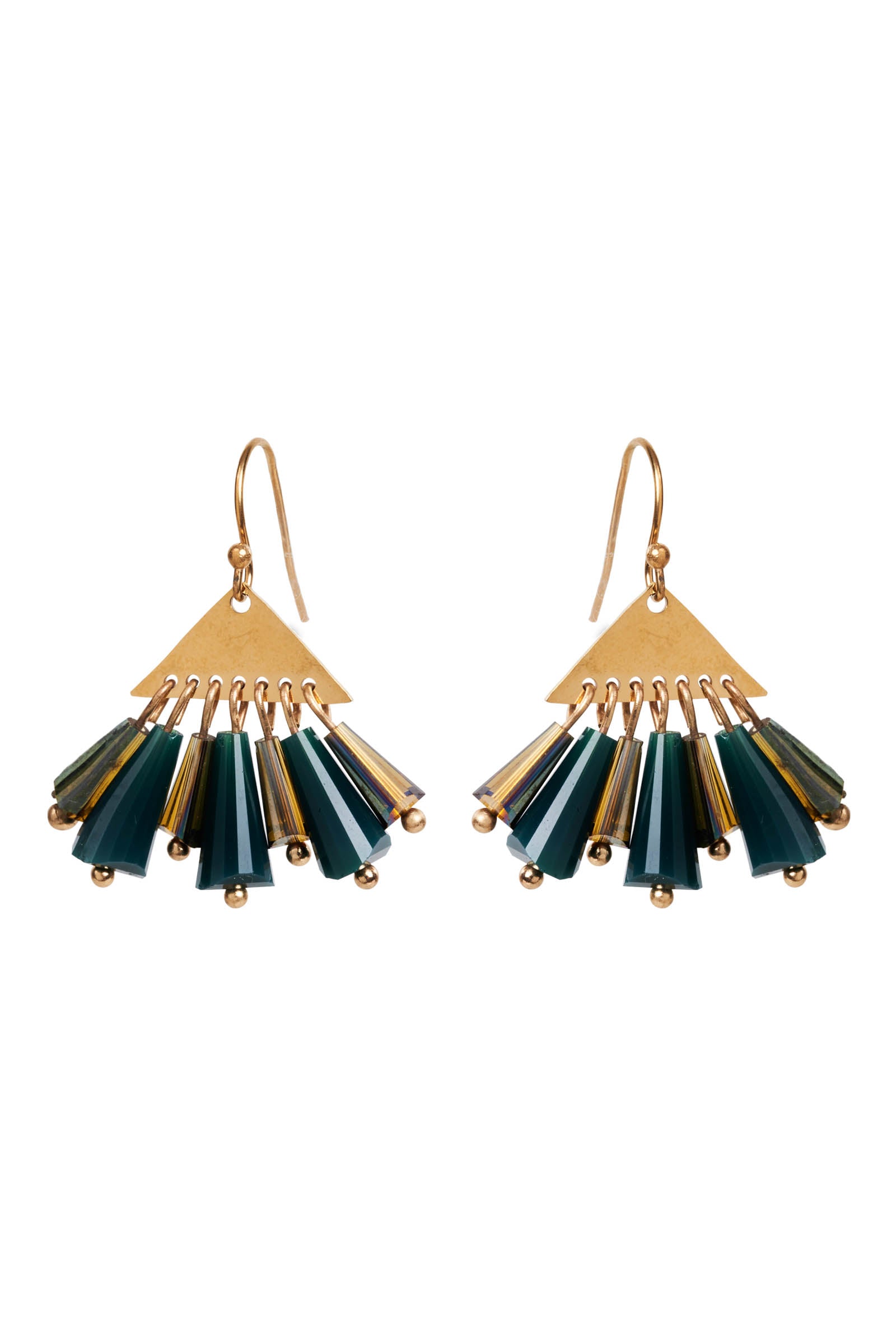 Manta Tassel Earring - Teal