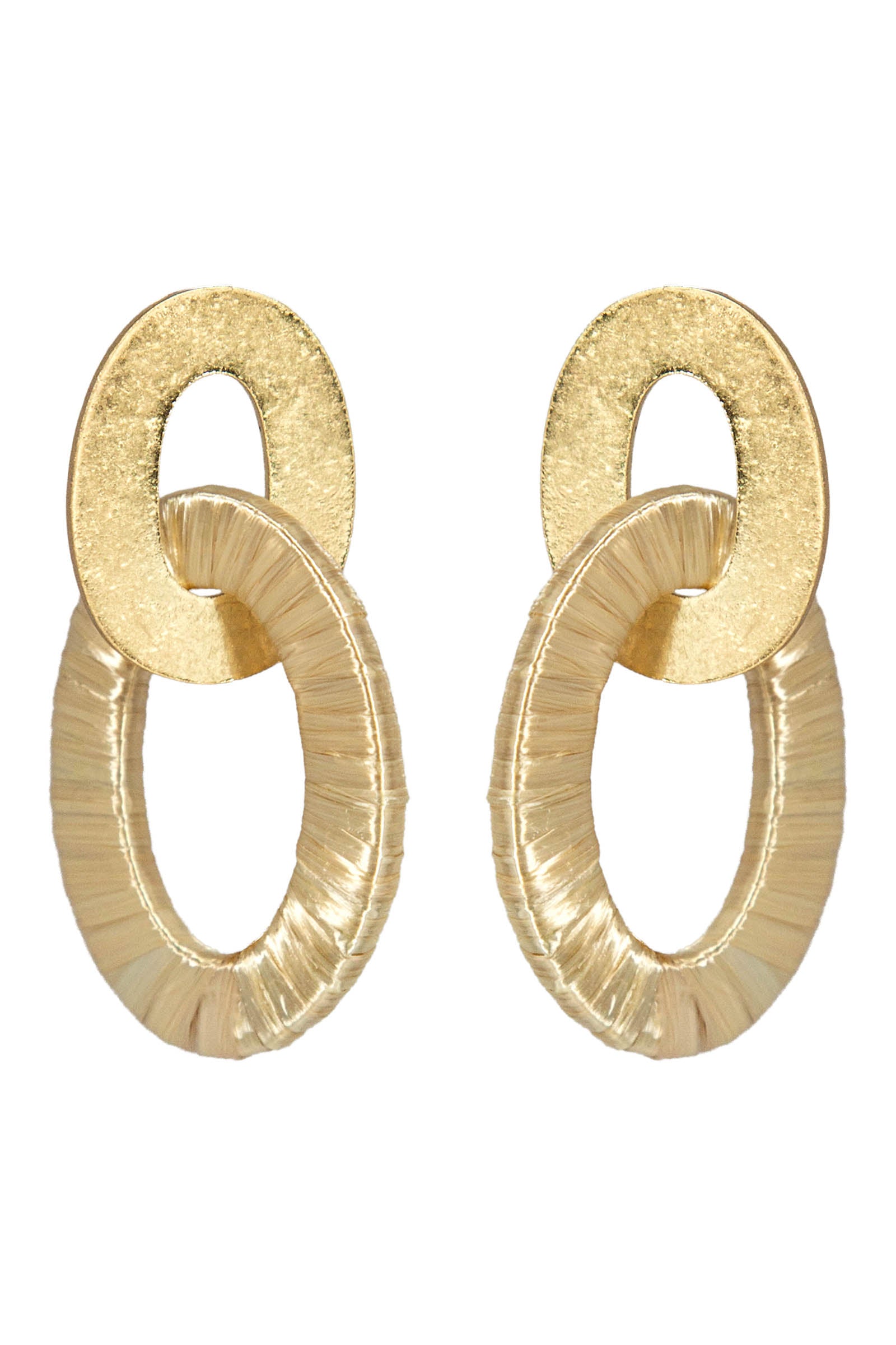 Masa Link Earring - Ecru