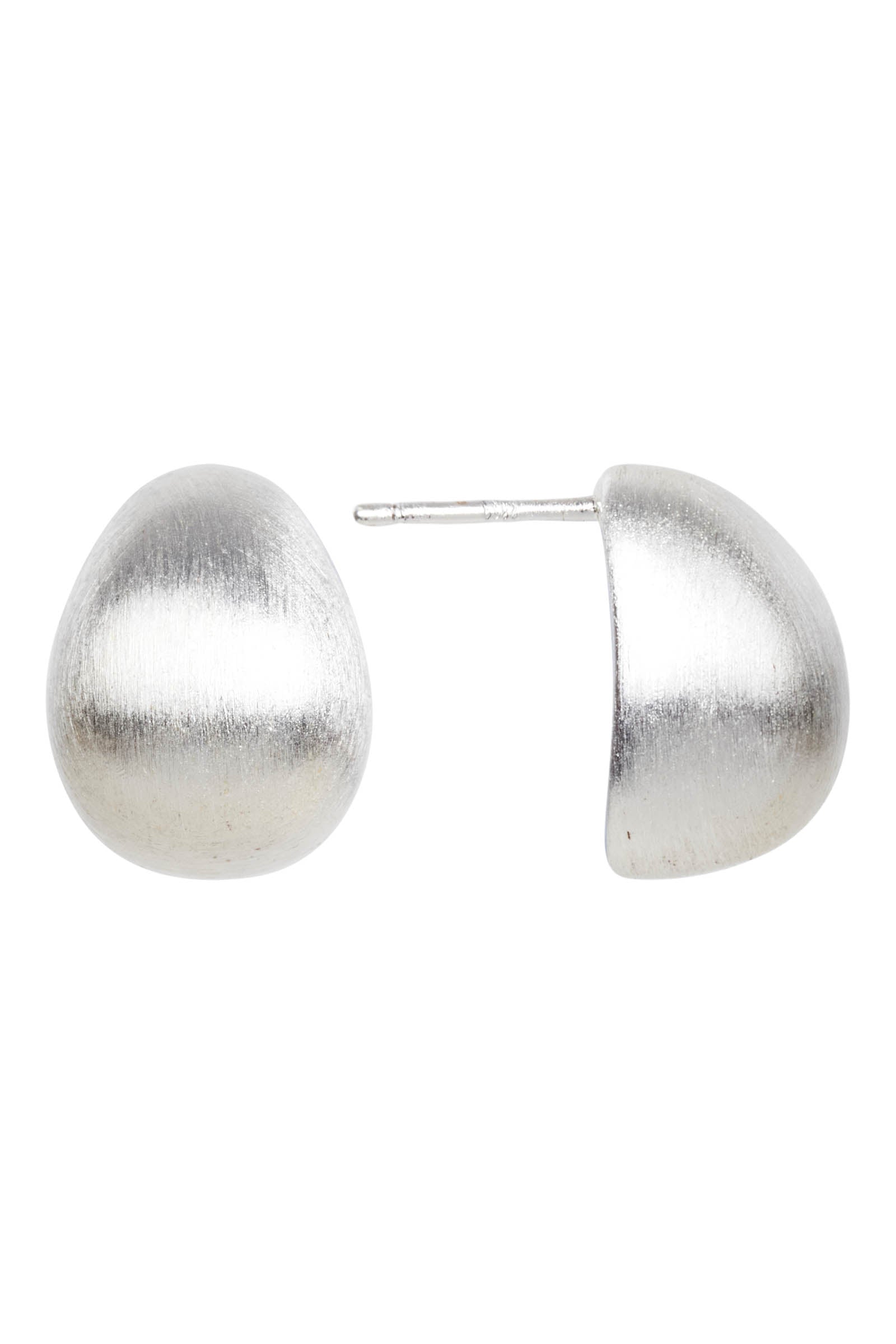 Heritage Satin Earring - Silver Drop