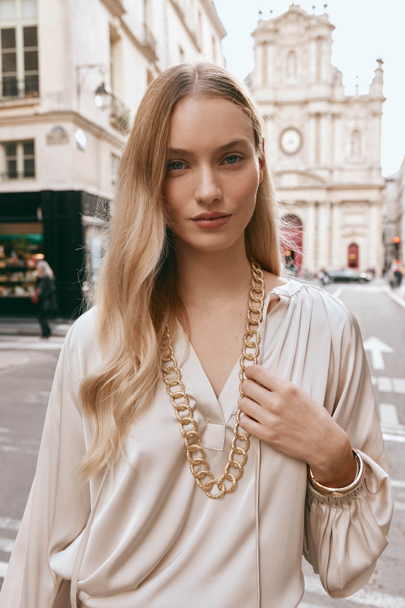 Estel Chain Necklace - Gold