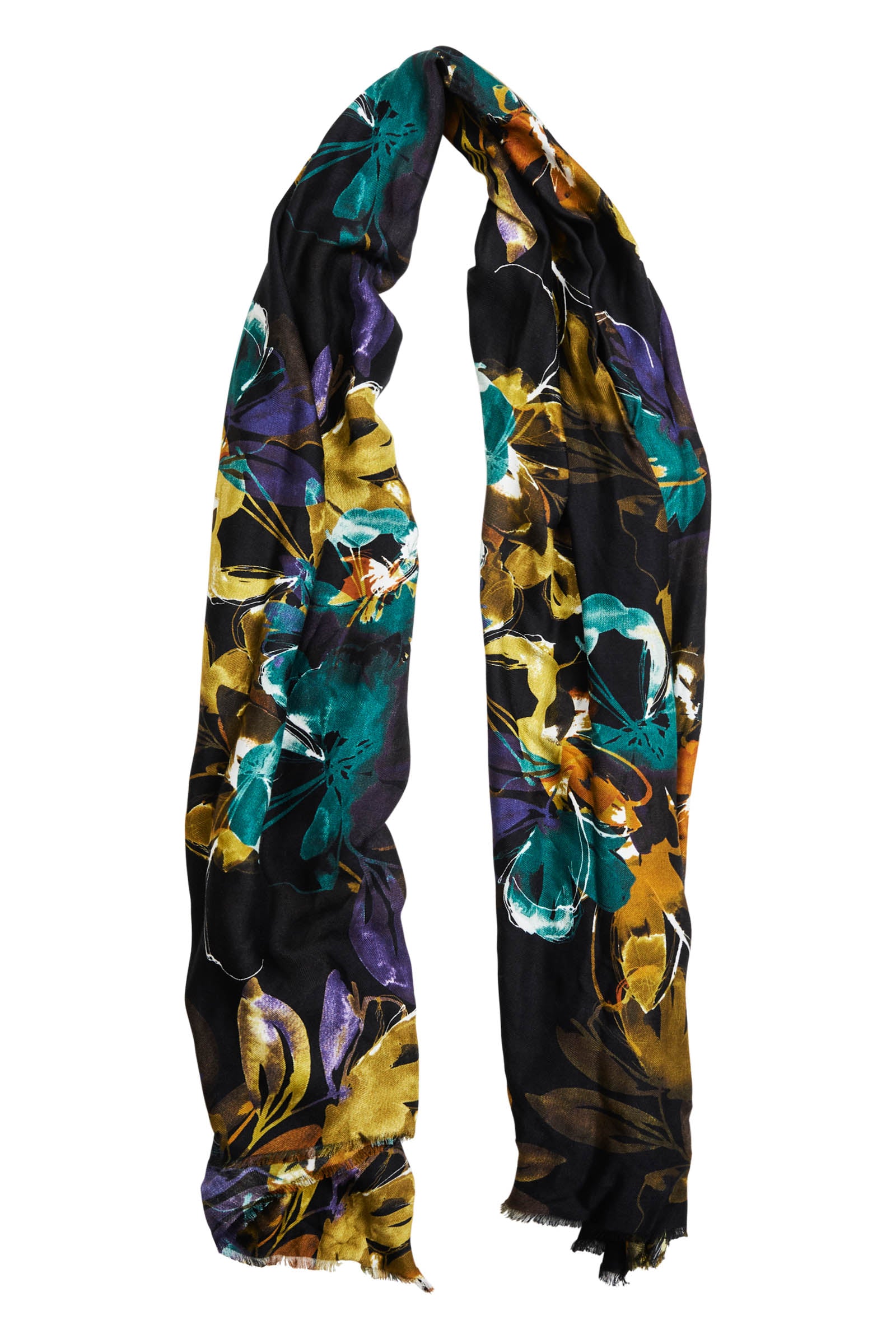 Elsie Scarf - Botanical Black