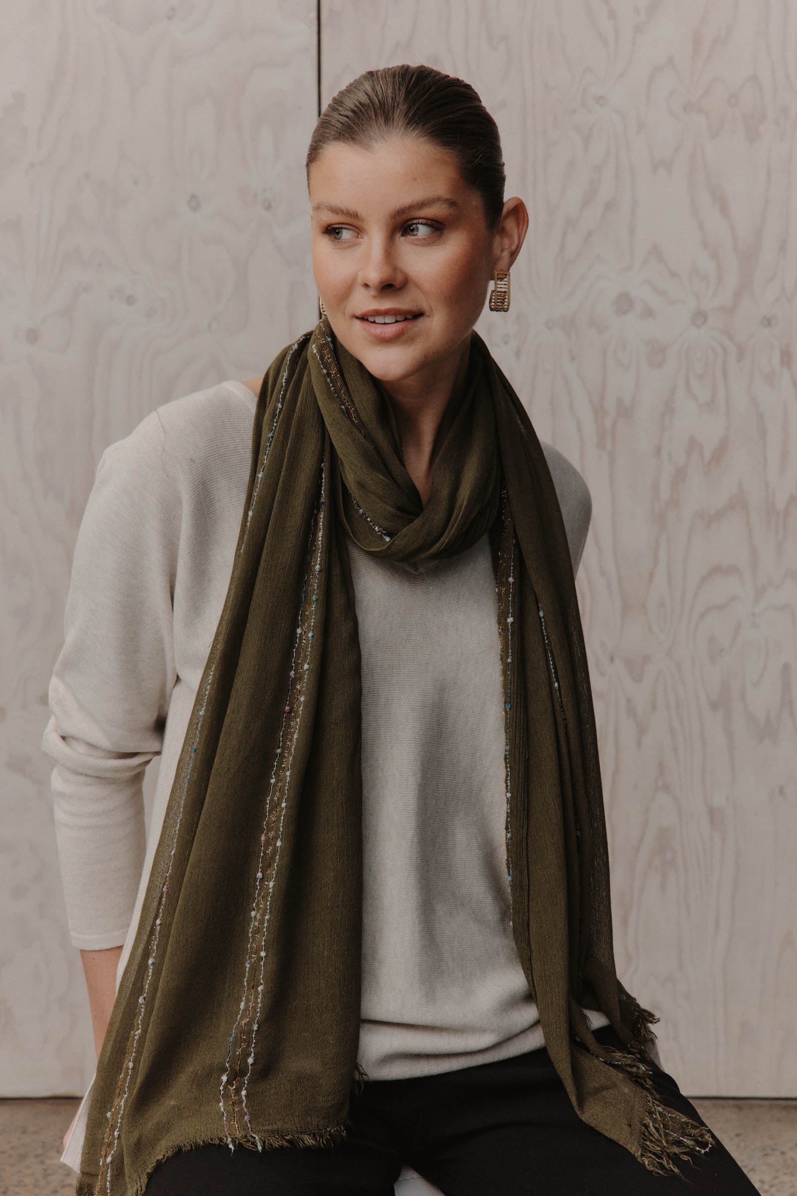 Ayana Scarf - Olive