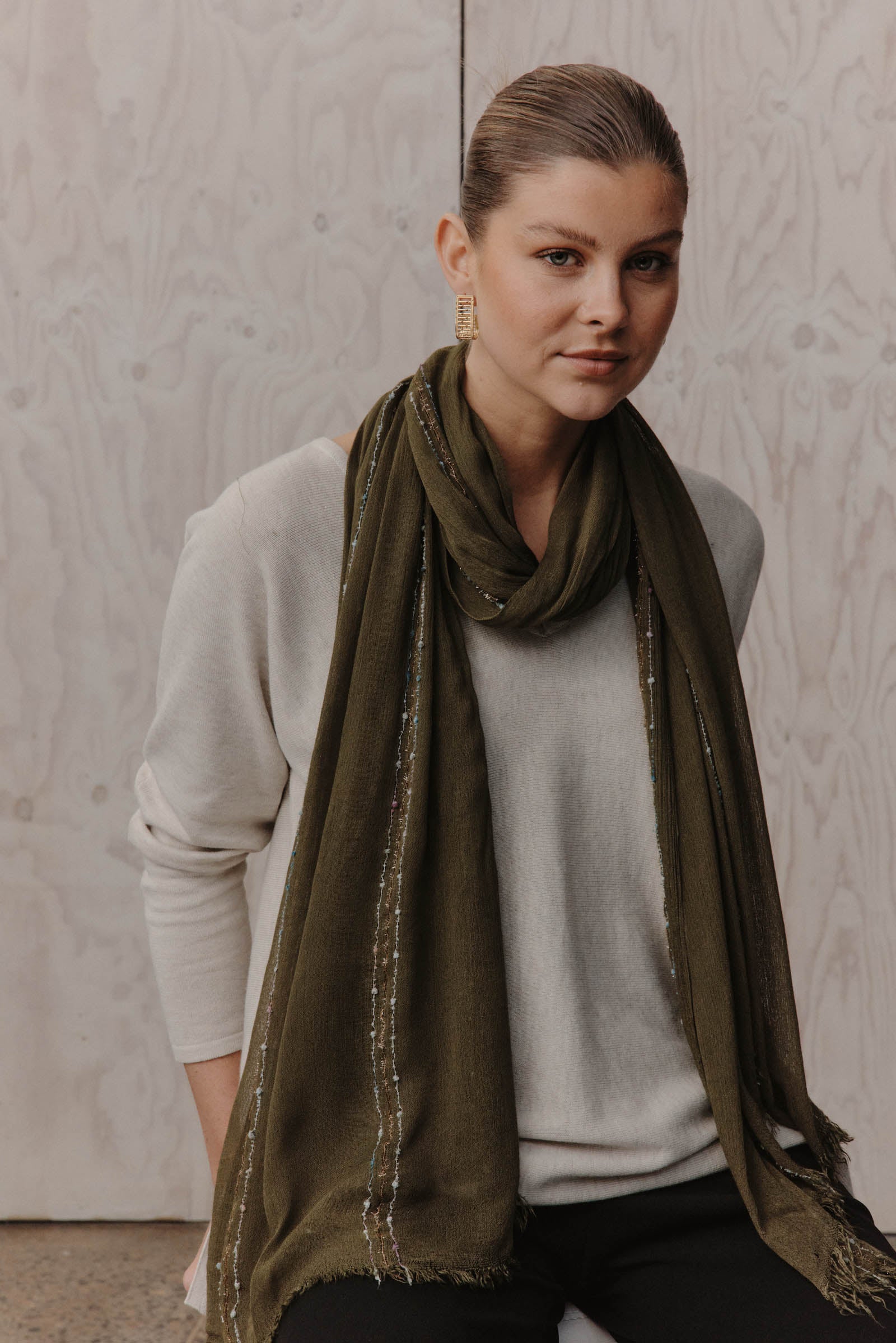 Ayana Scarf - Olive