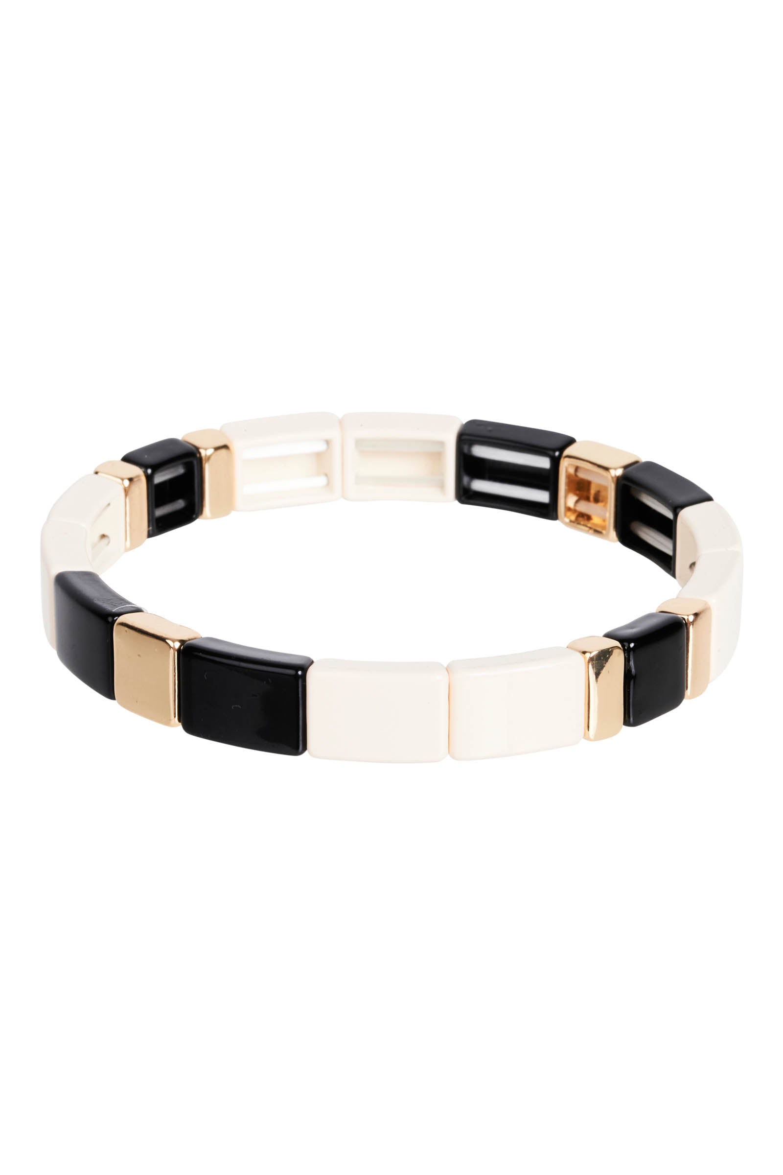 Santani Cuff - Ecru/Black