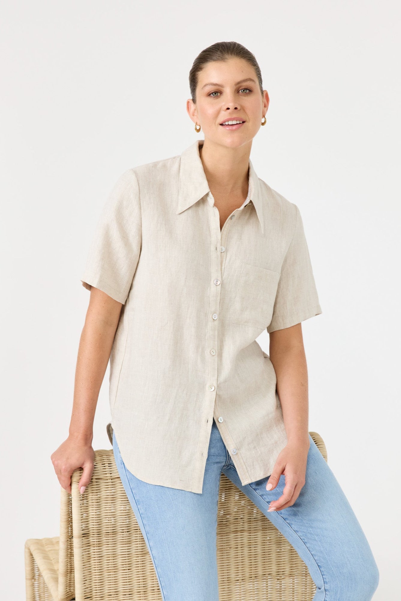 Studio Short Sleeve Shirt - Dune