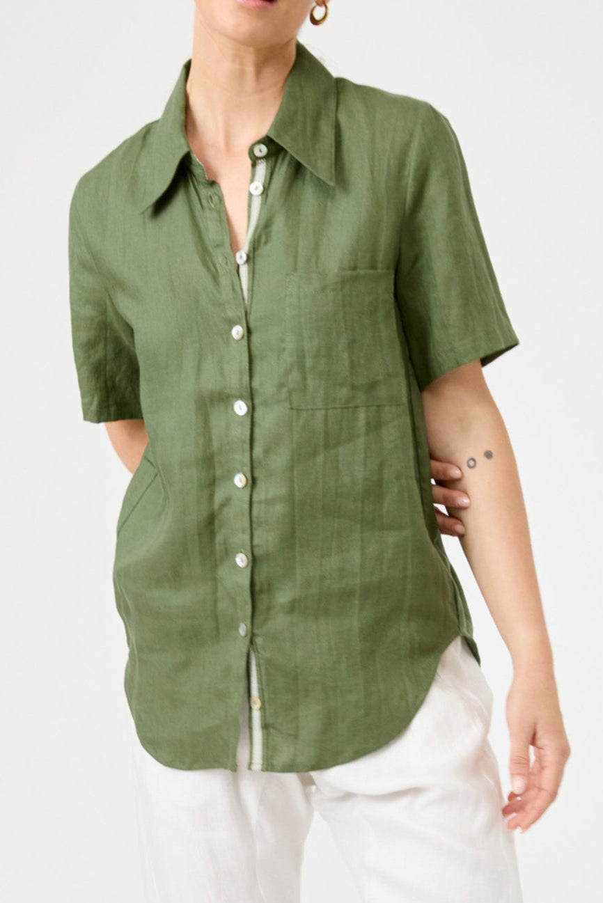 Studio Short Sleeve Shirt - Olive