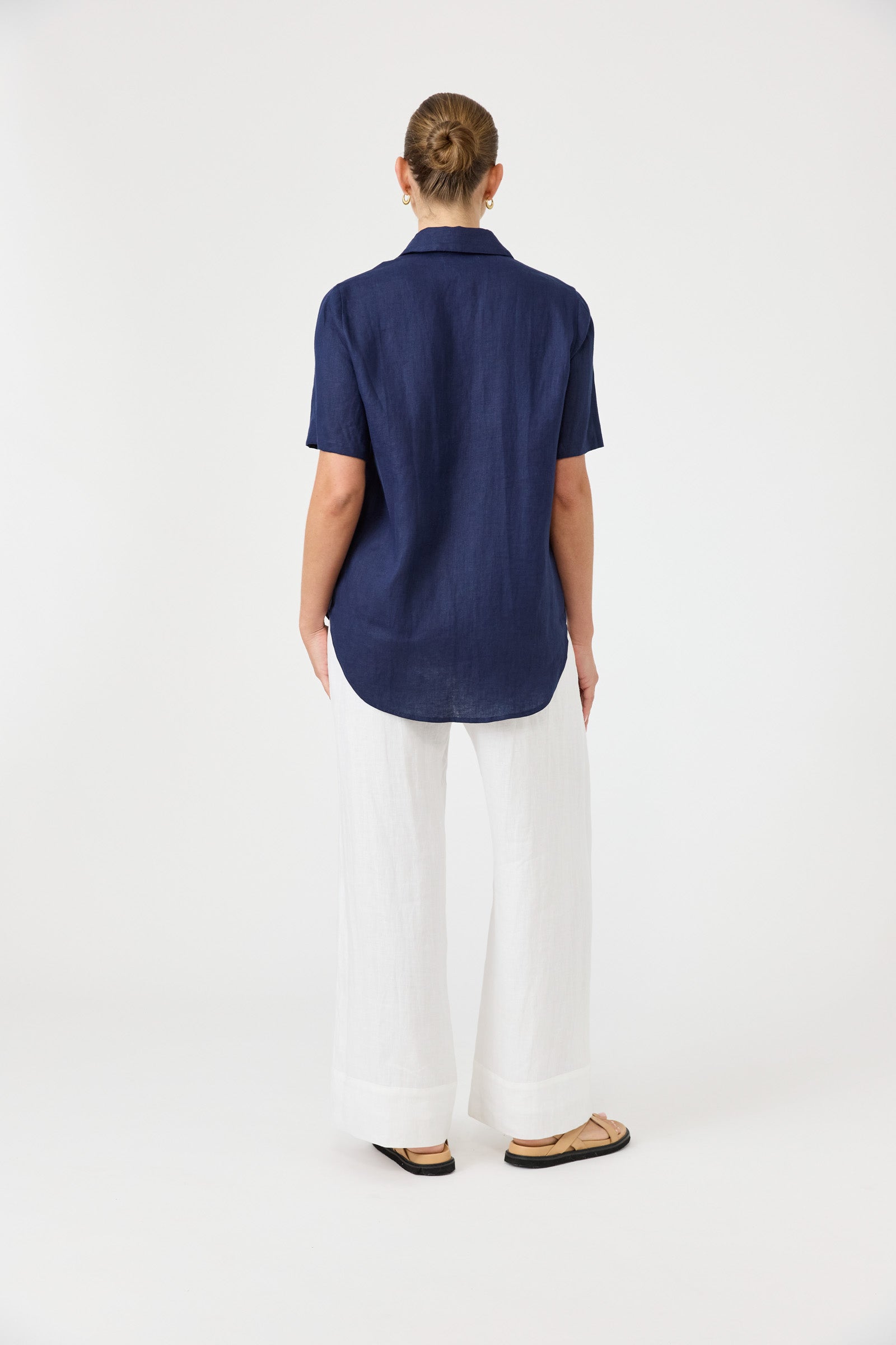 Studio Short Sleeve Shirt - Indigo