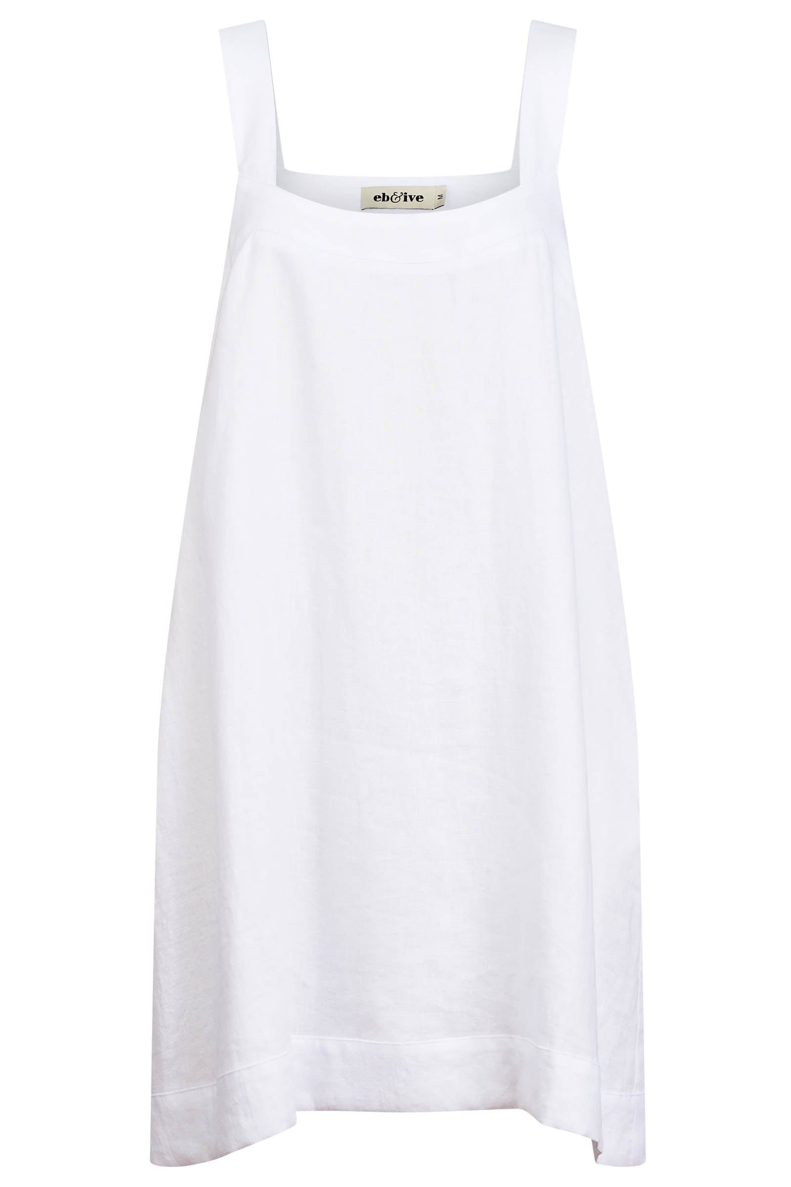 Studio Short Tank Dress - White