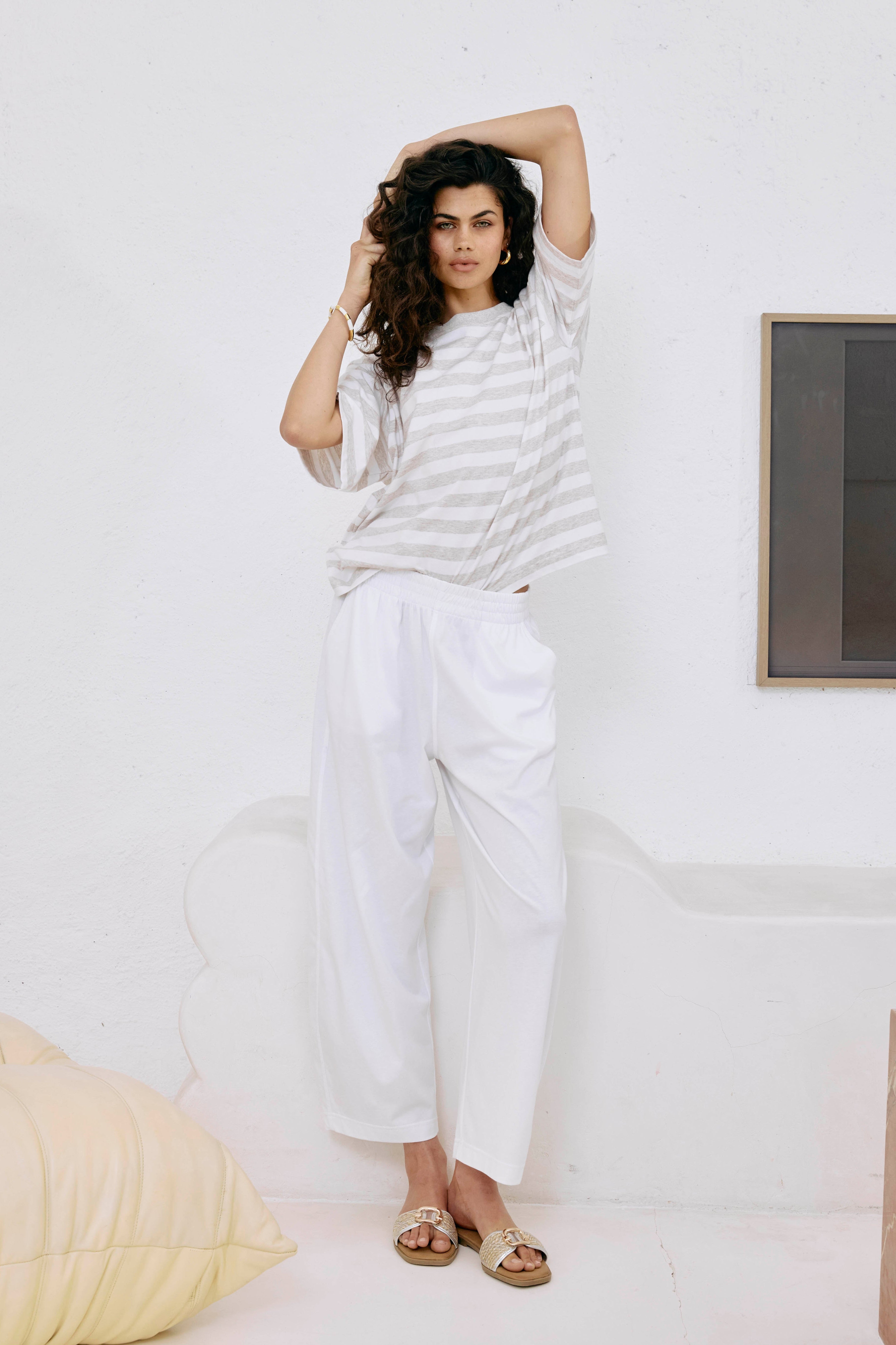 Studio Traveller Pant - Salt