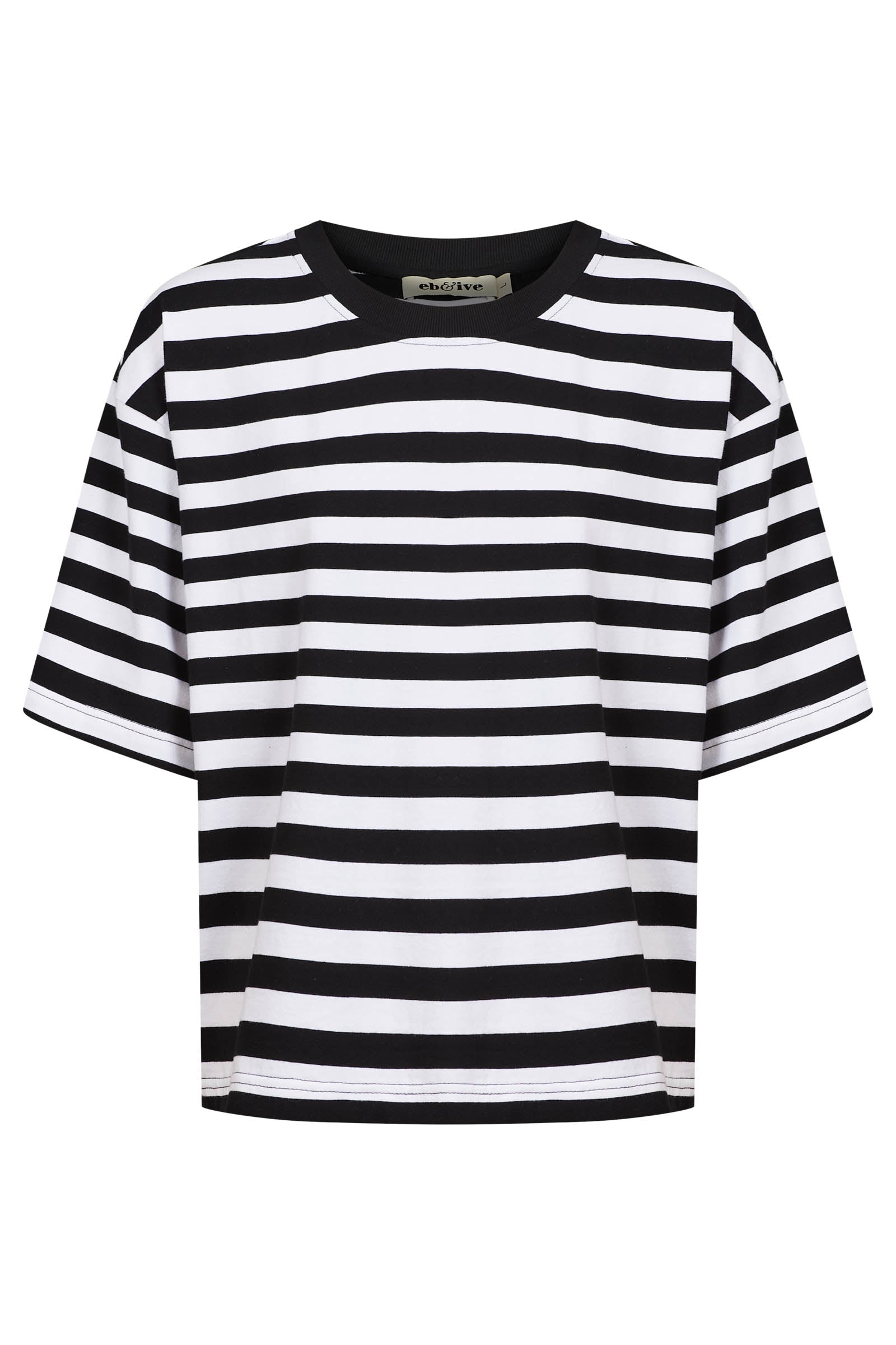 Studio Stripe Tshirt - Ebony