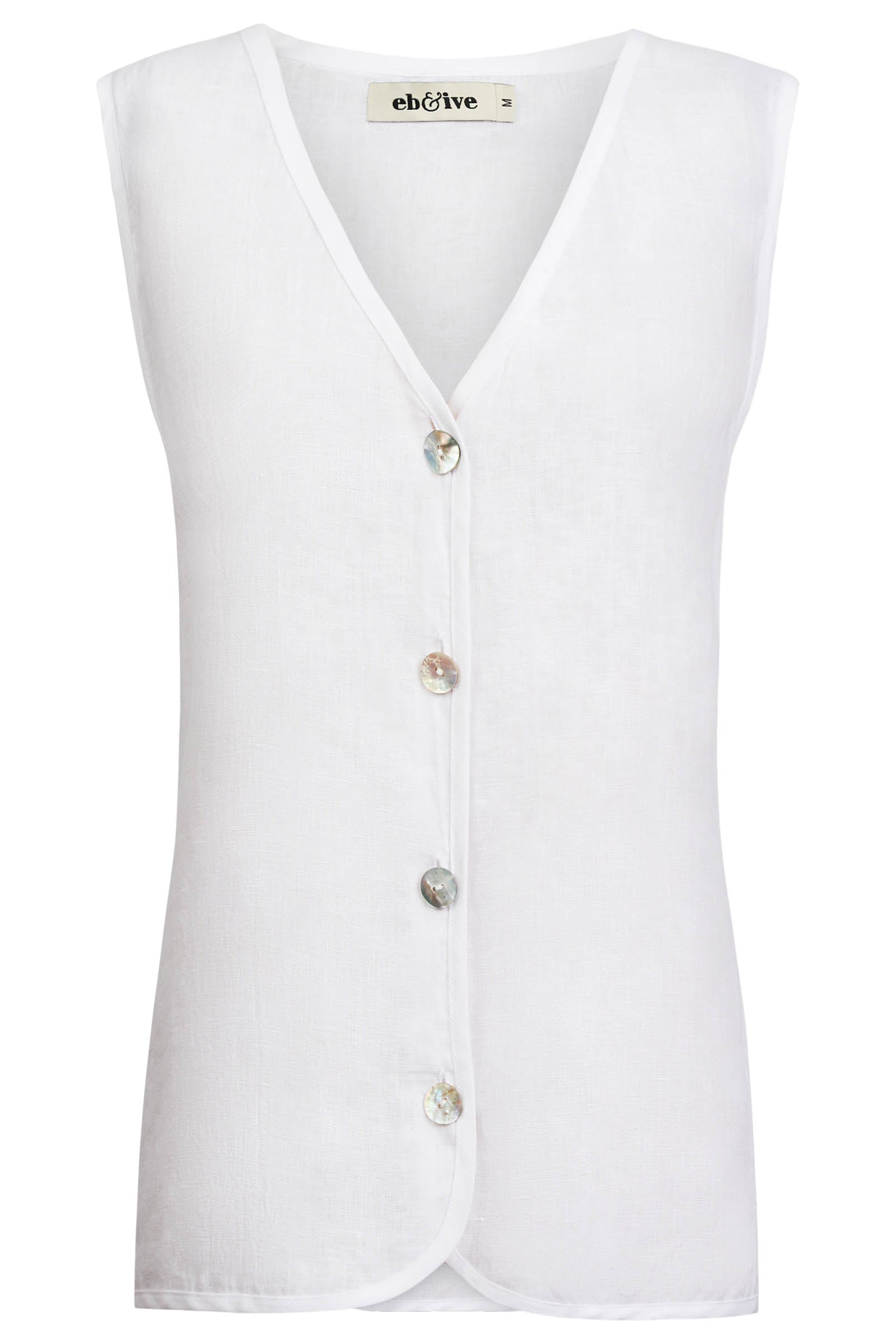 Miramar Vest - White