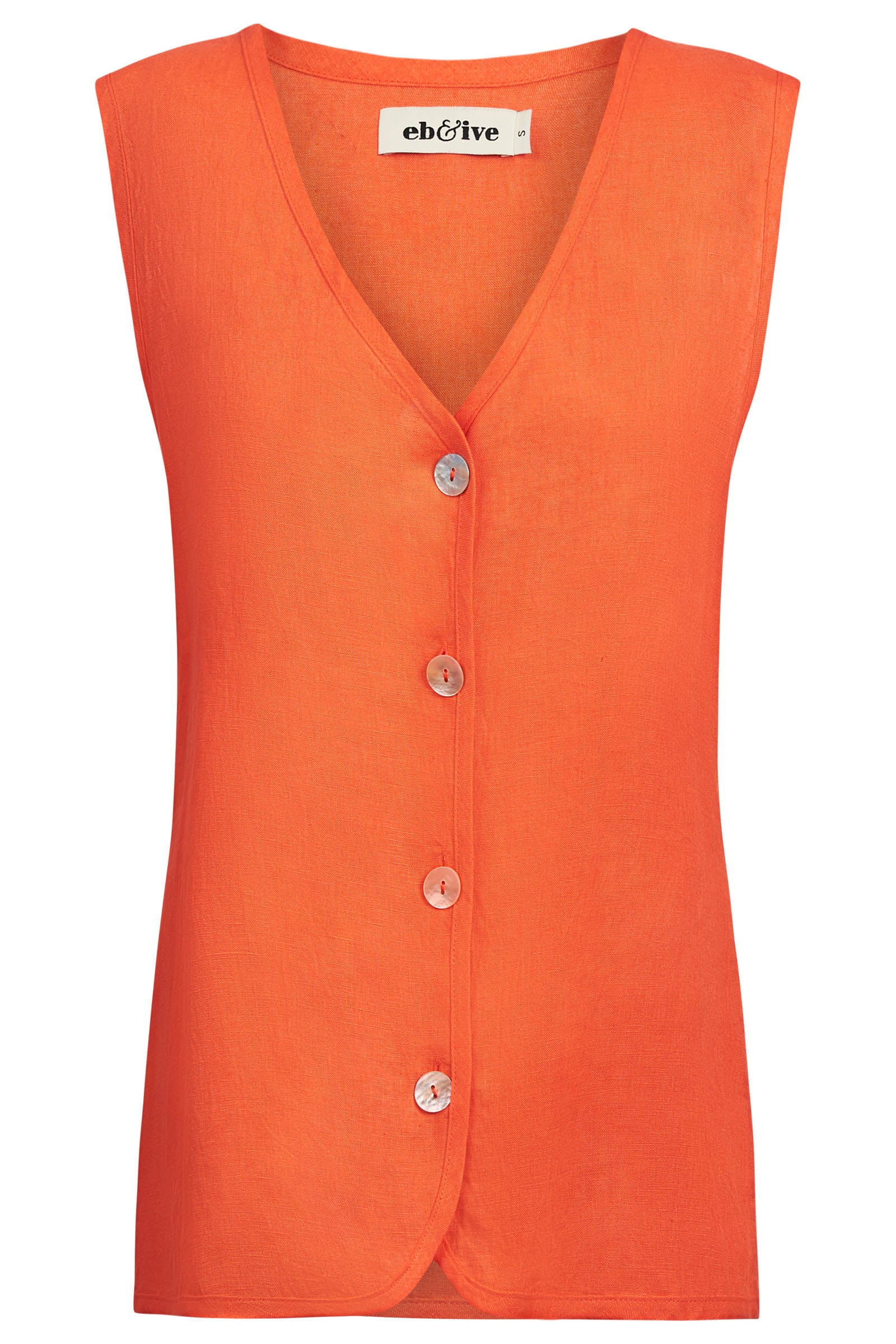Miramar Vest - Coral