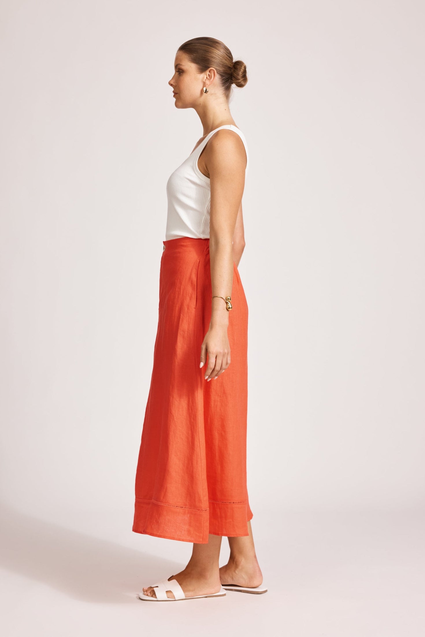 Miramar Maxi Skirt - Coral