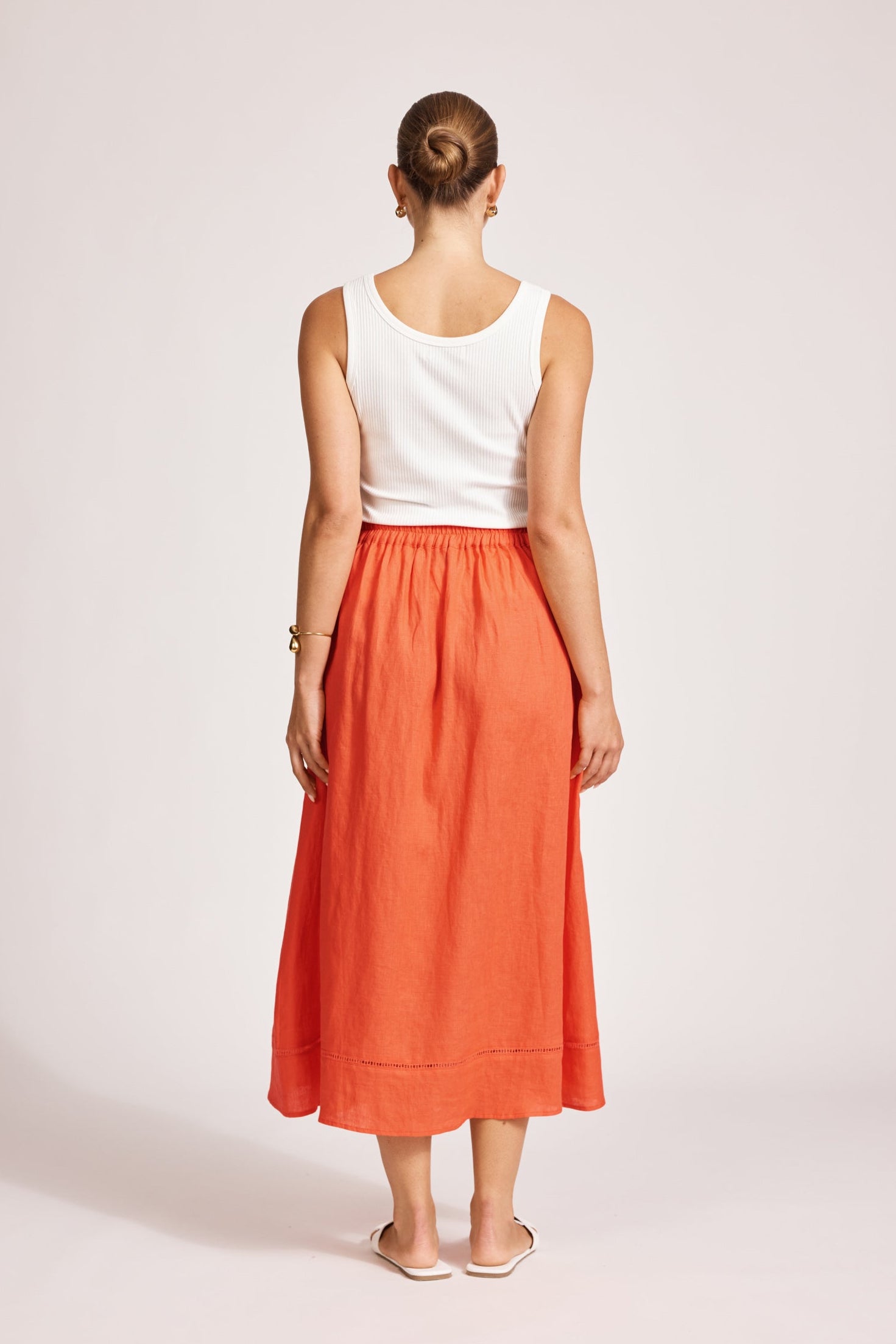 Miramar Maxi Skirt - Coral