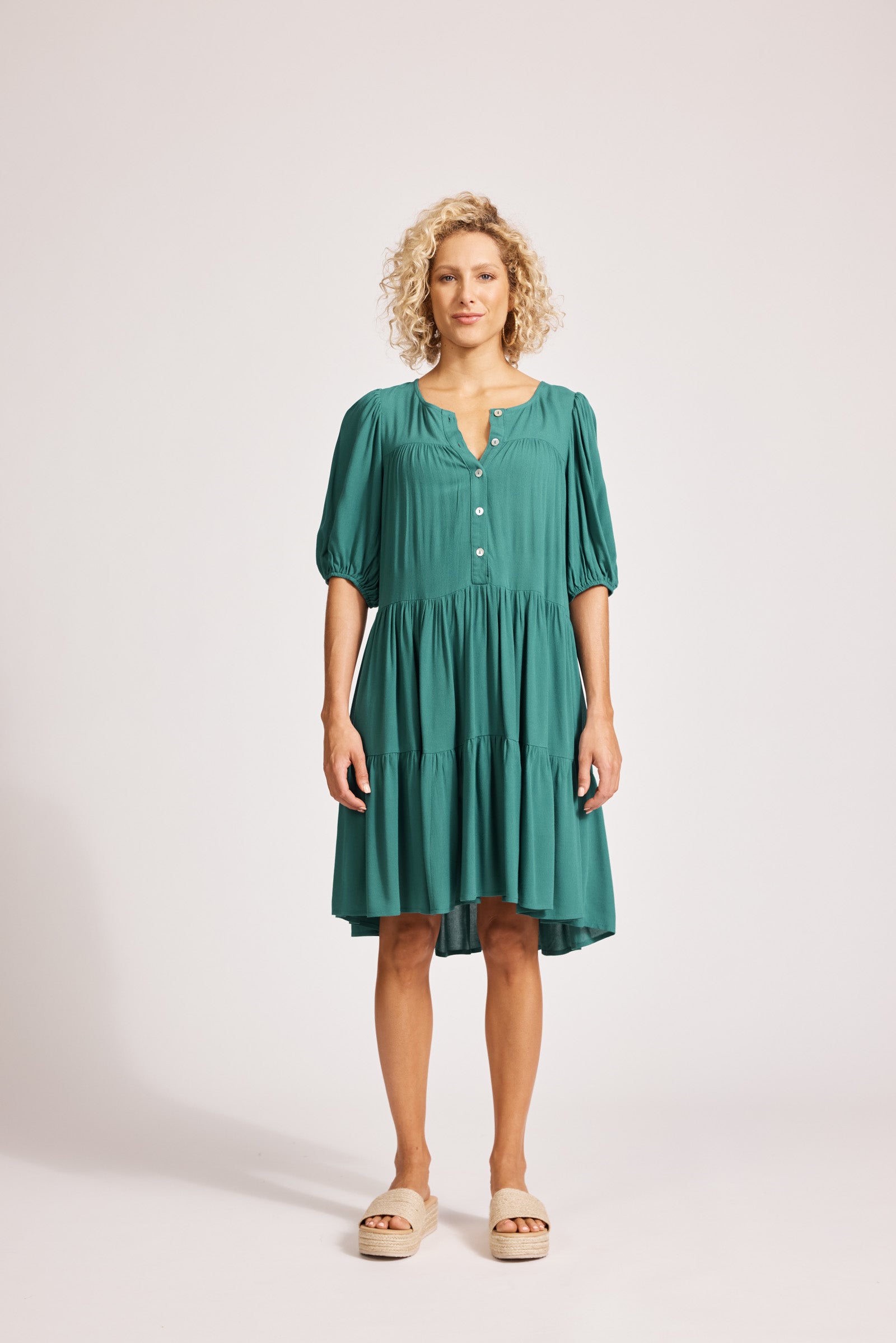 Alegria Midi Dress - Lagoon